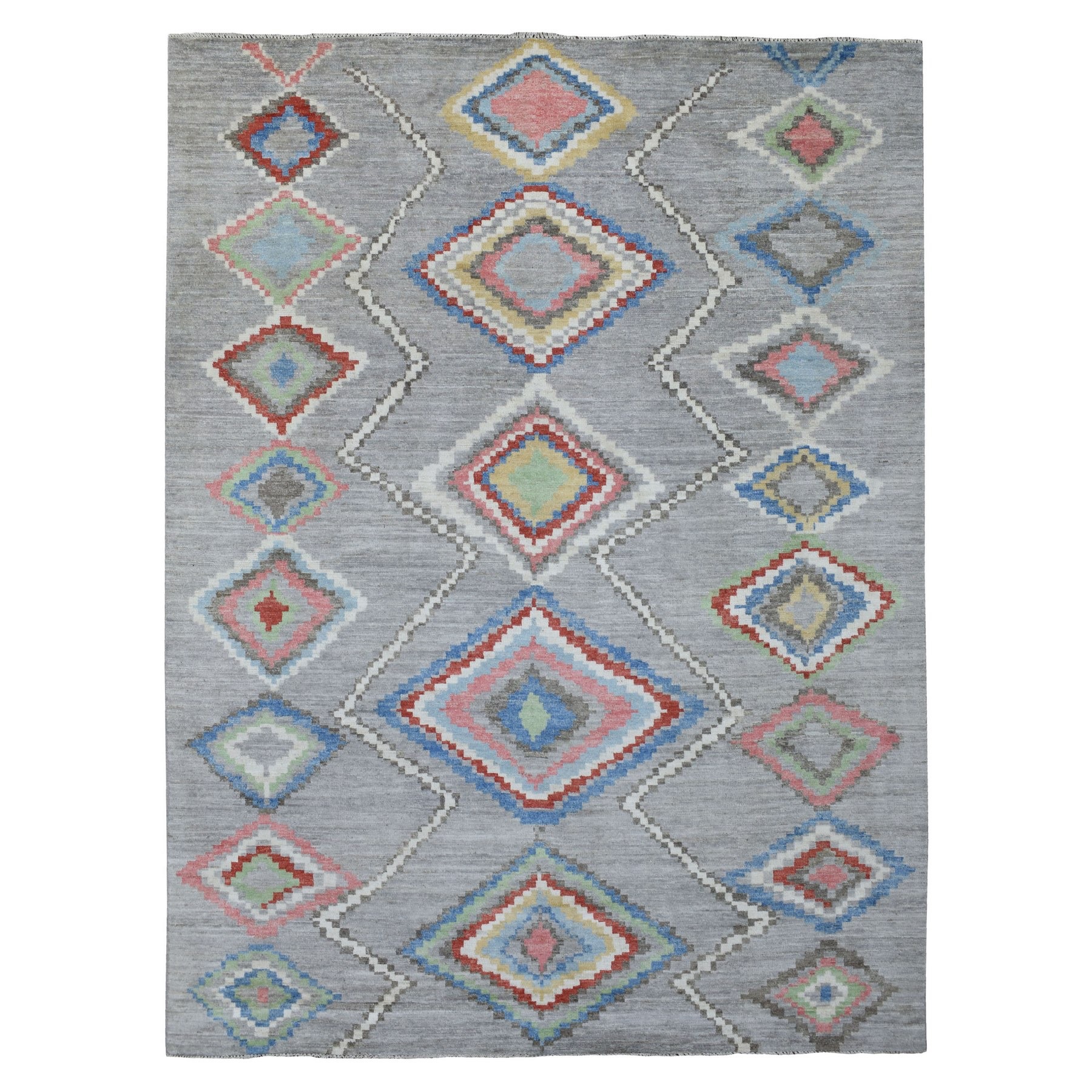 Nomadic And Village Collection Hand Knotted Grey Rug No: 1136438