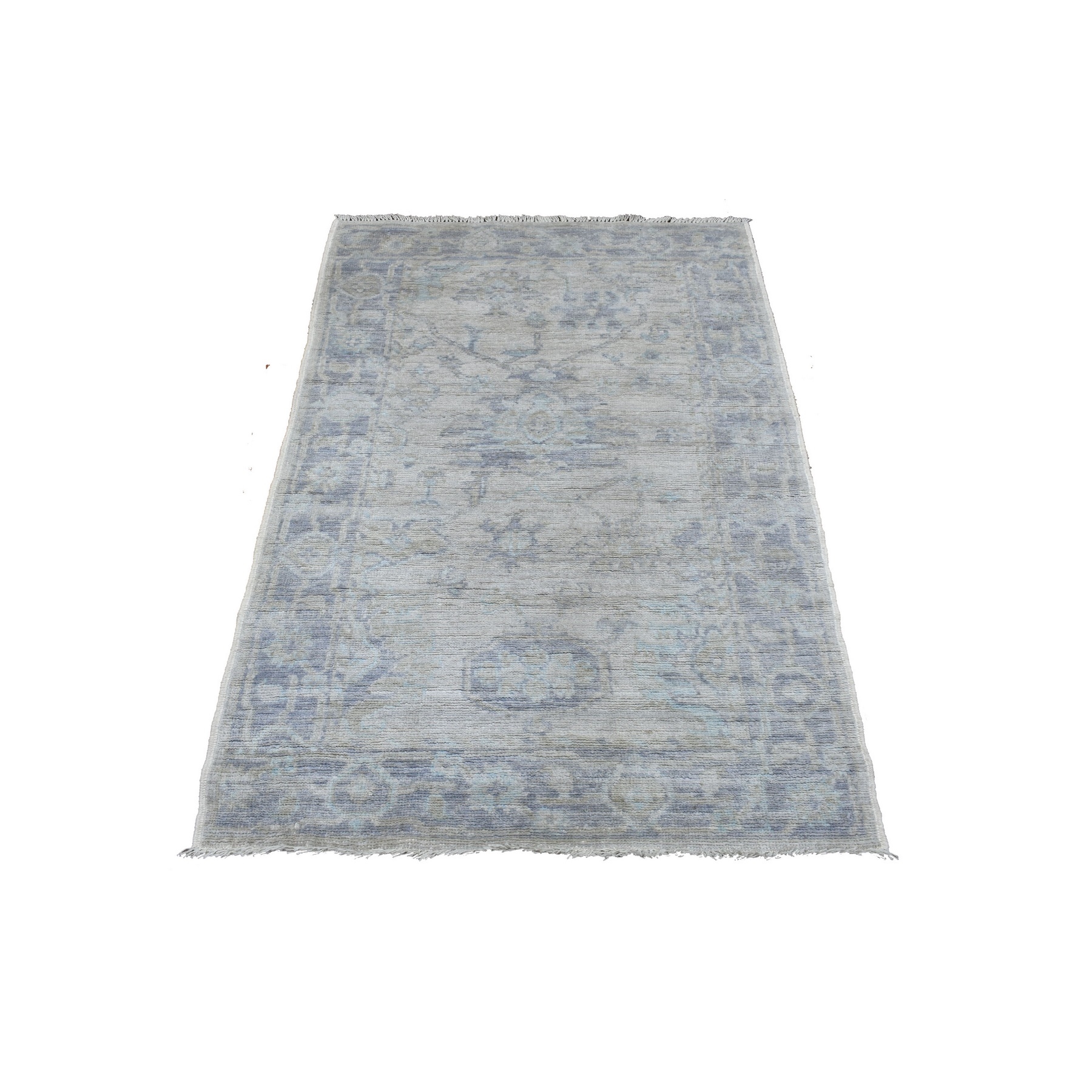 Agra And Turkish Collection Hand Knotted Beige Rug No: 1136802