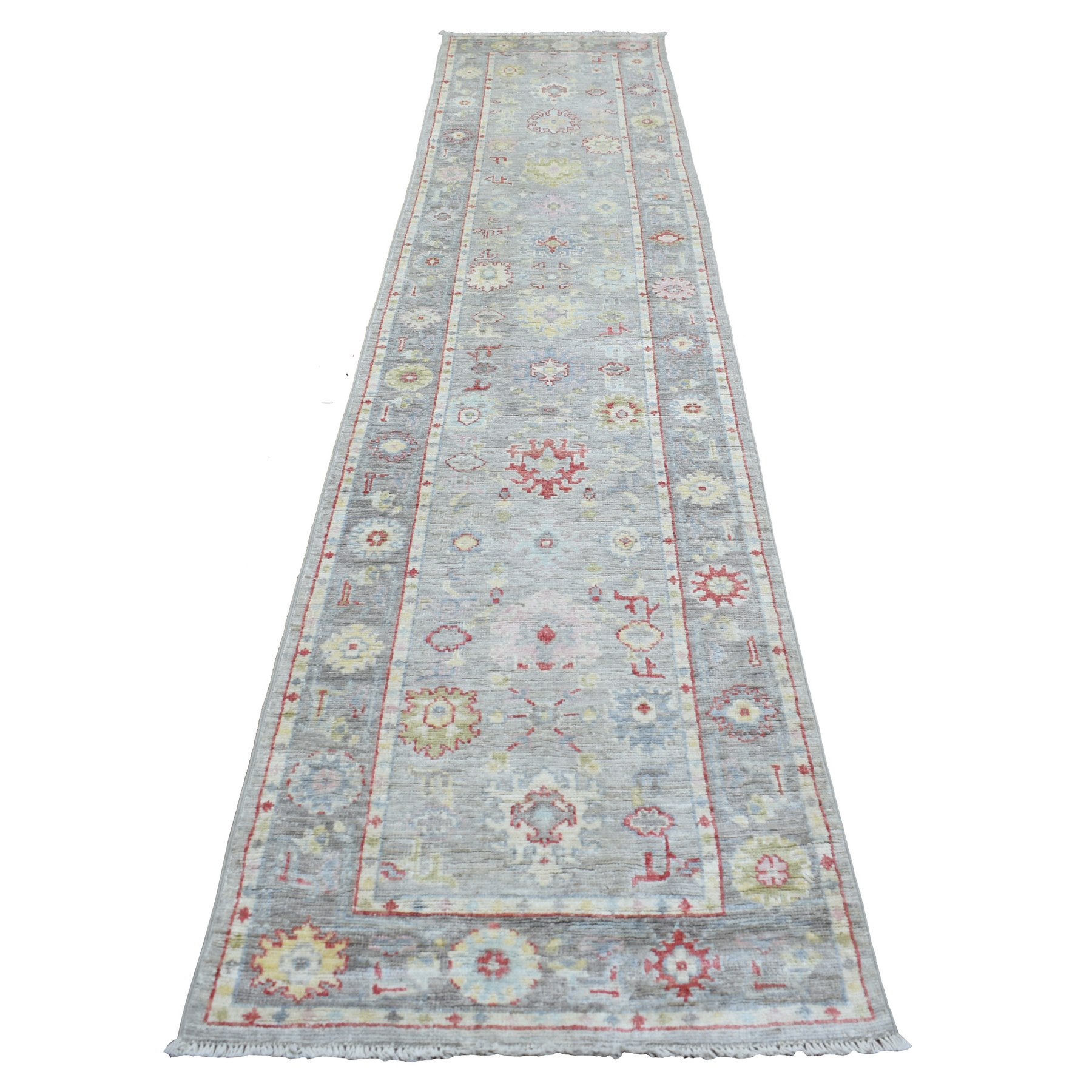 transitional Wool Hand-Knotted Area Rug 2'7