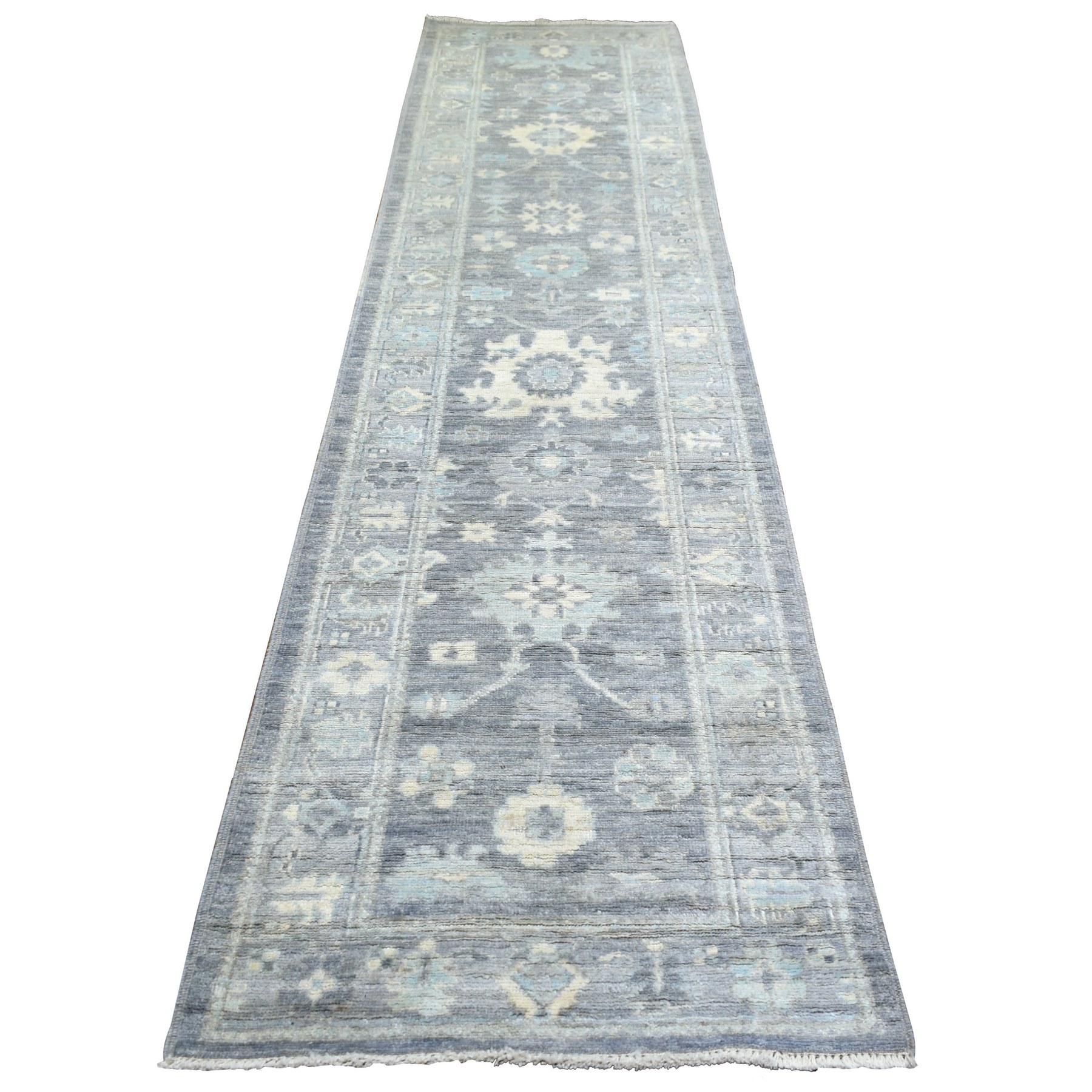 transitional Wool Hand-Knotted Area Rug 2'8