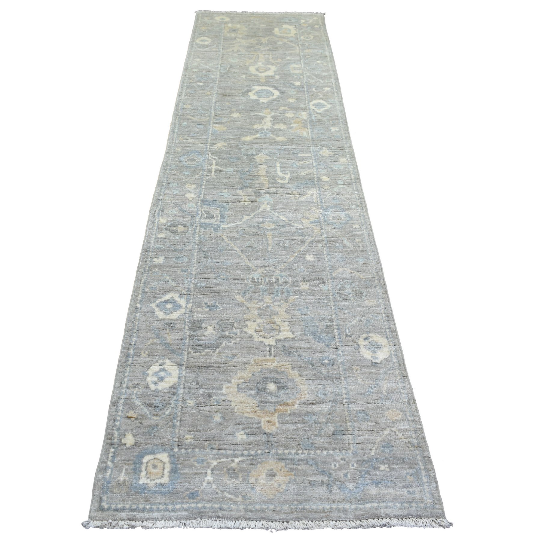 transitional Wool Hand-Knotted Area Rug 2'9