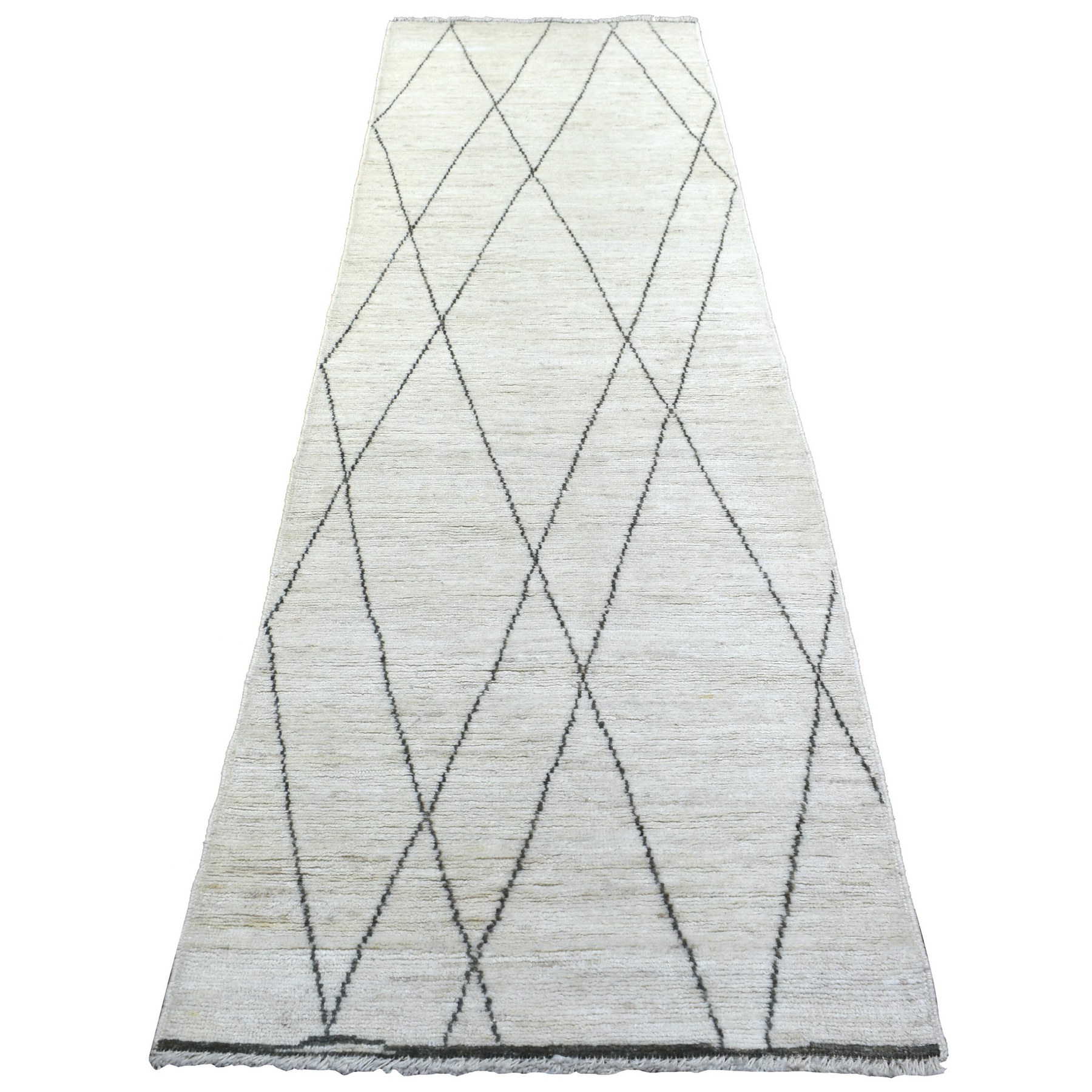traditional Wool Hand-Knotted Area Rug 2'9