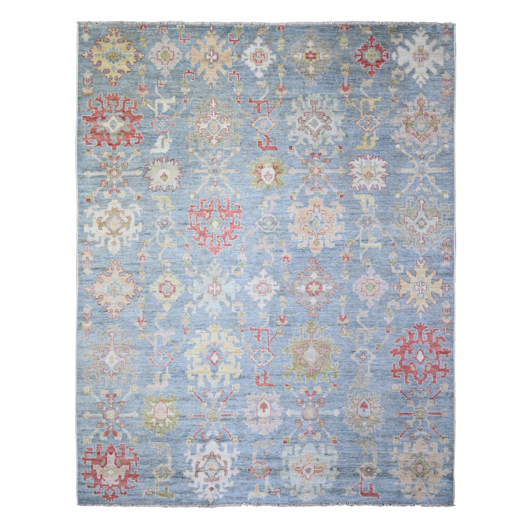 transitional Wool Hand-Knotted Area Rug 8'0