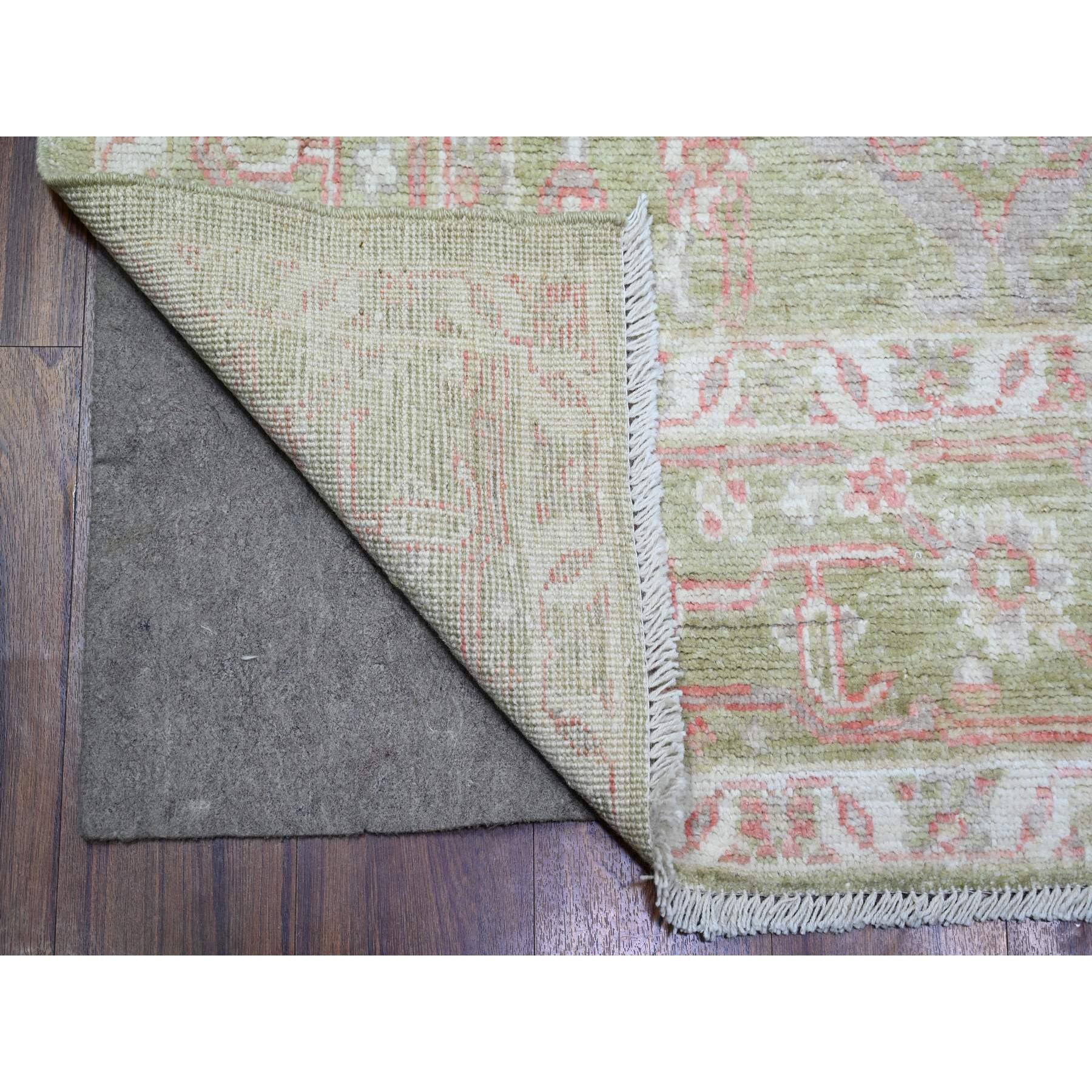 transitional Wool Hand-Knotted Area Rug 6'0