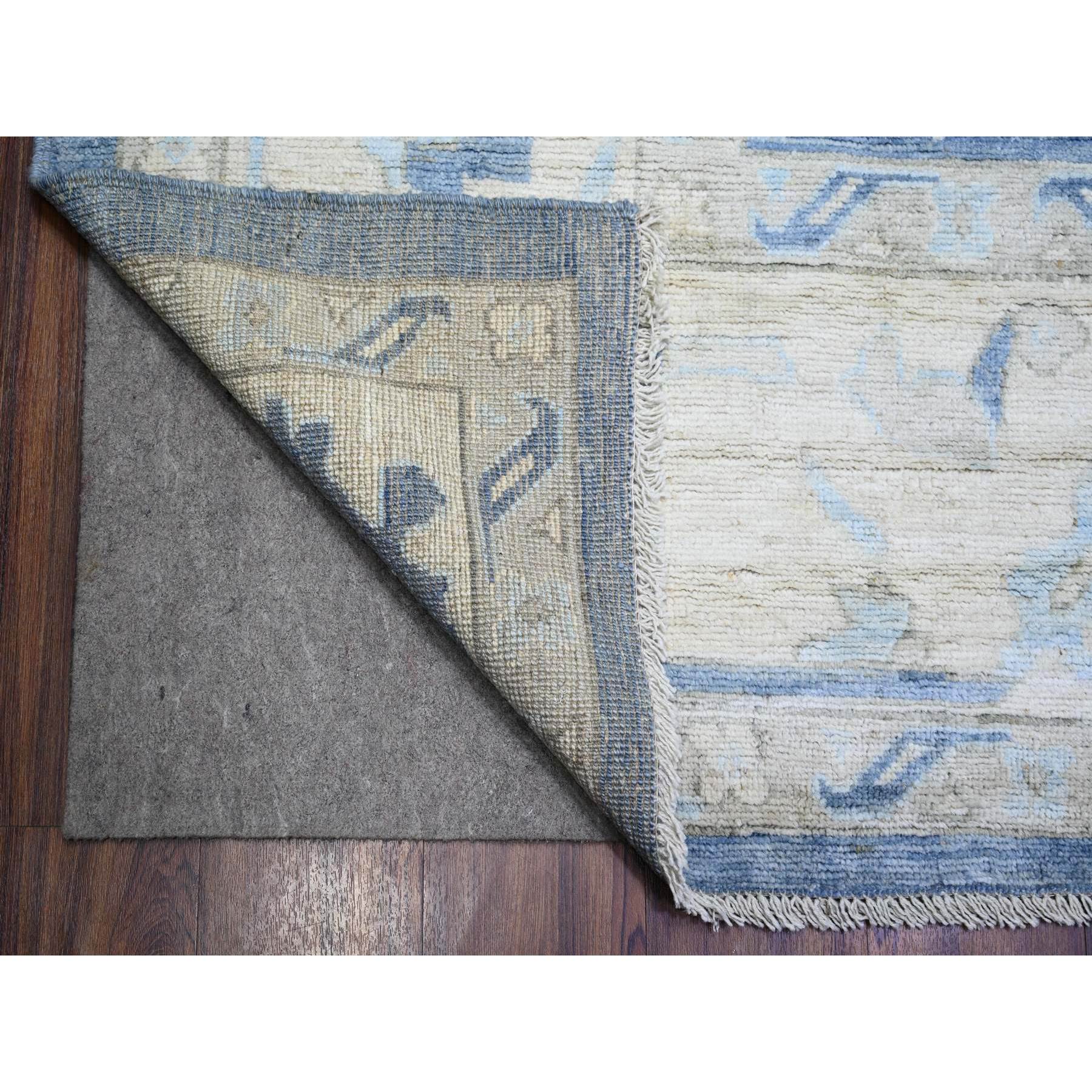 transitional Wool Hand-Knotted Area Rug 10'4