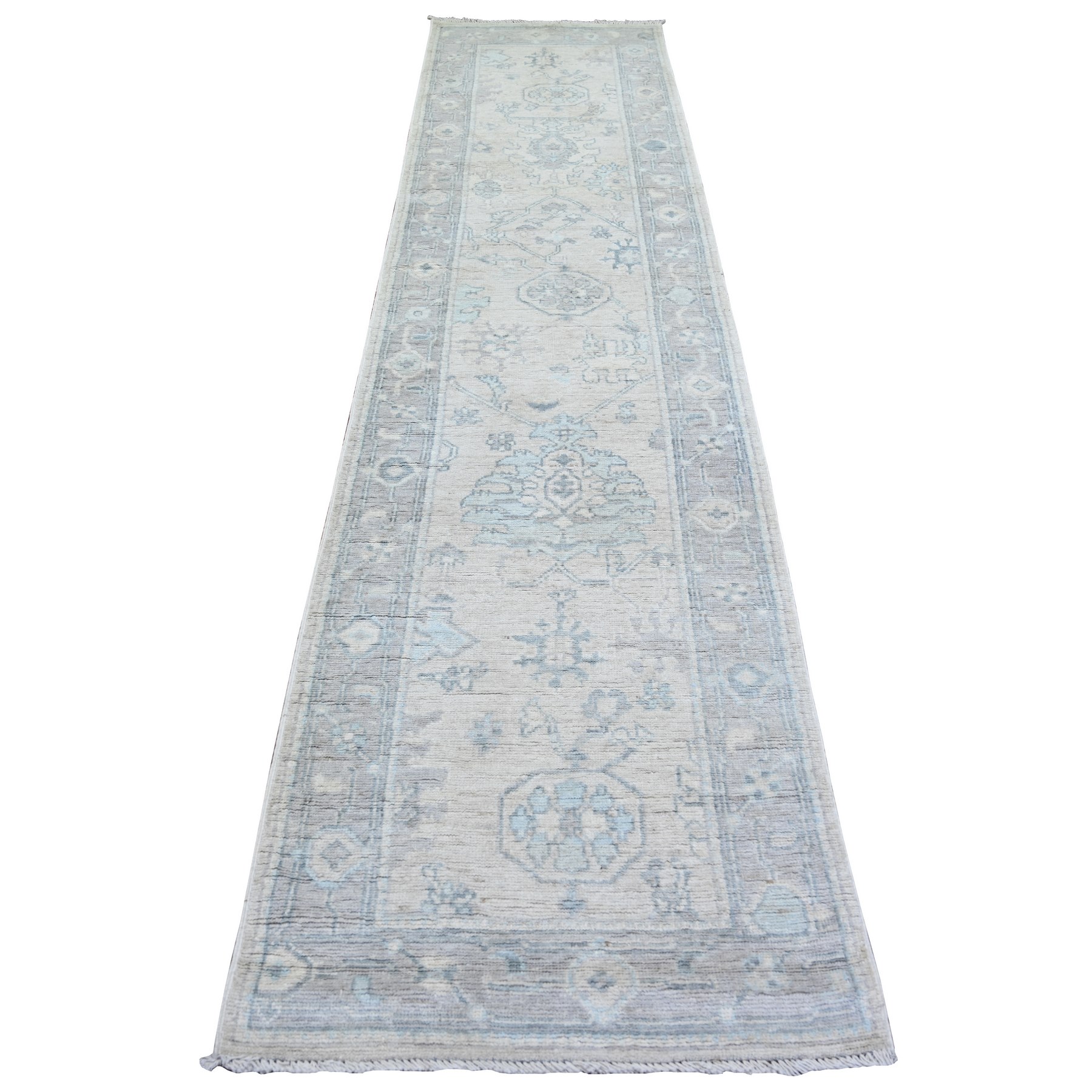 transitional Wool Hand-Knotted Area Rug 2'8
