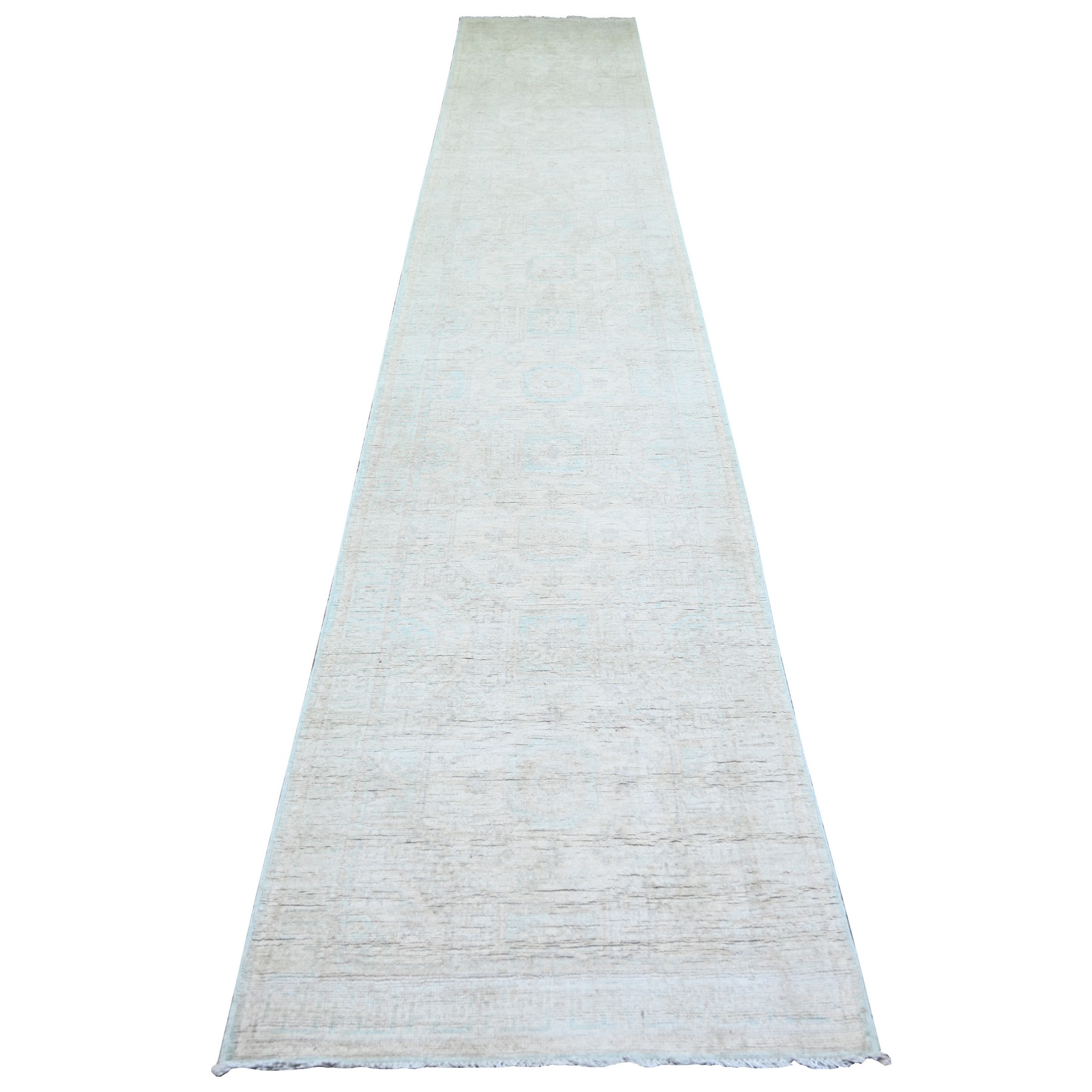 transitional Wool Hand-Knotted Area Rug 2'8