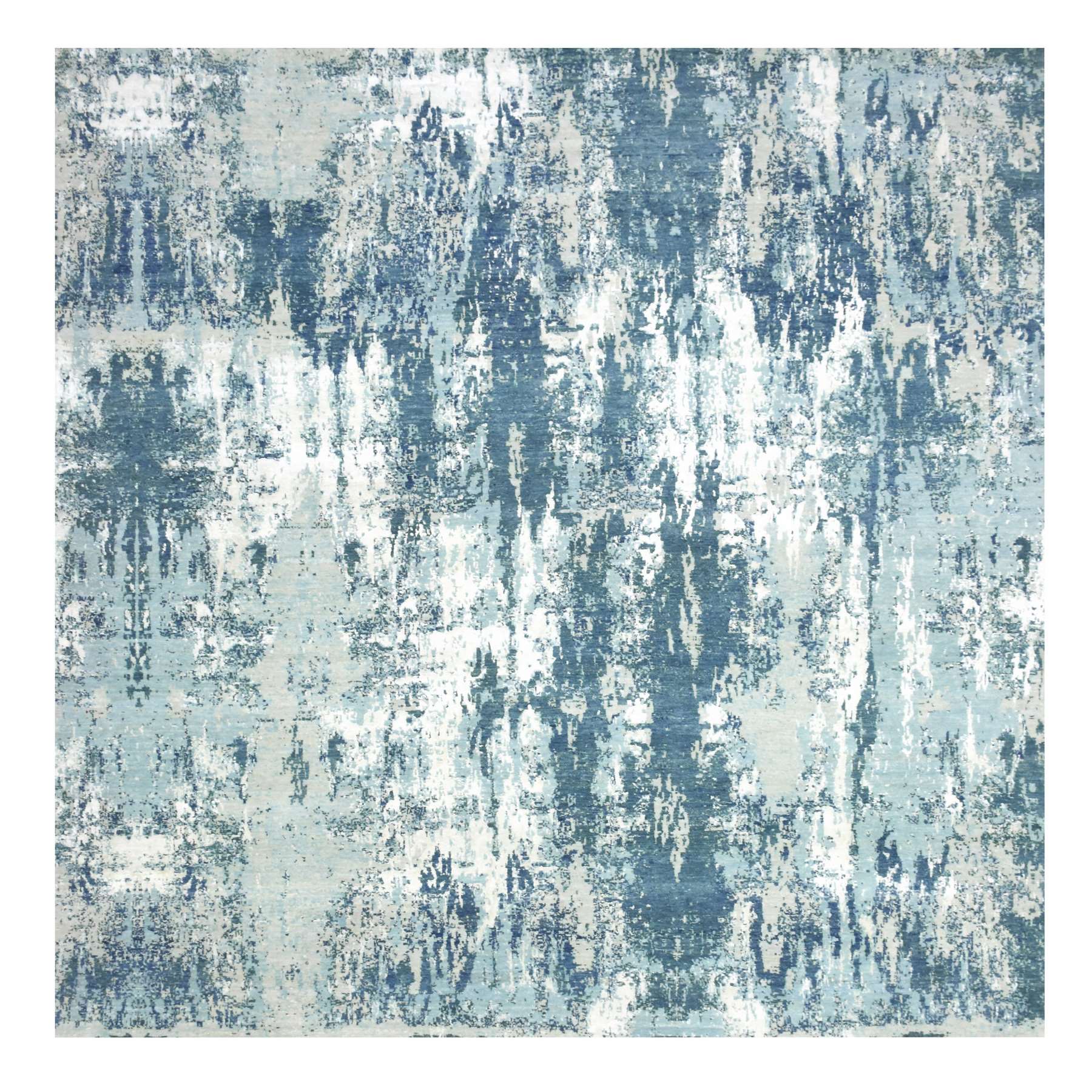  Silk Hand-Knotted Area Rug 10'1