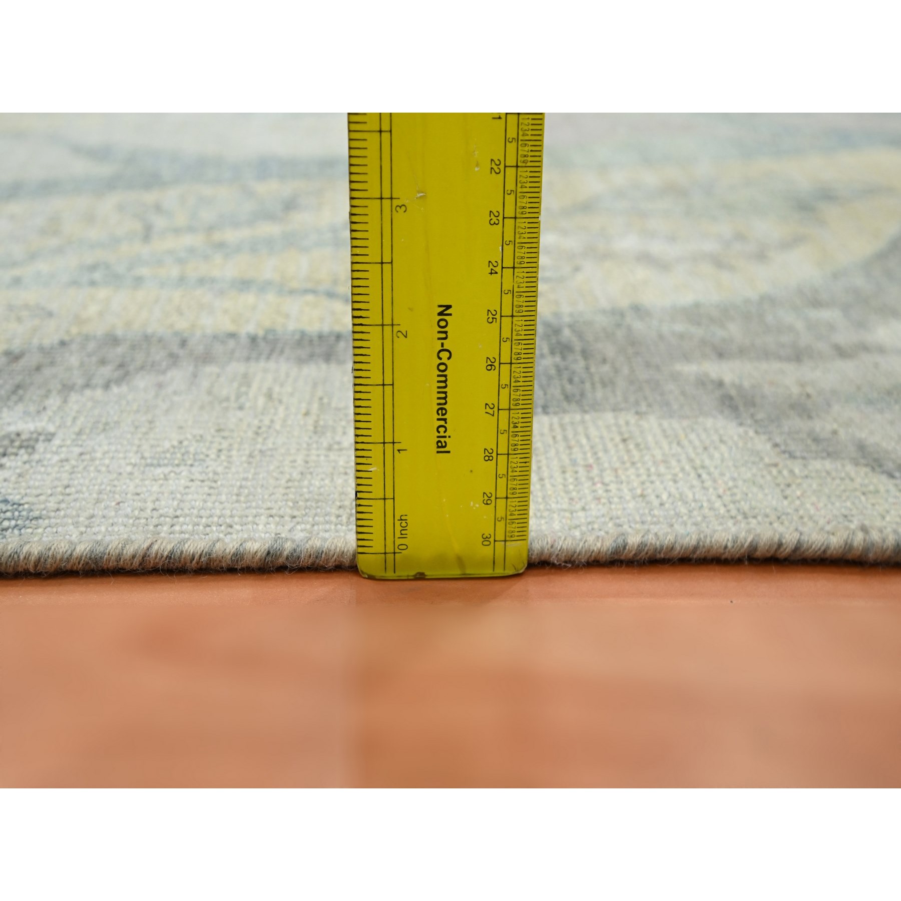 2'x4'3" Pristine White, Bijar Garus Spacious Persian Design with Soft Colors, Wool & Silk, Hand Knotted, Natural Dyes, Sample, Mat, Oriental Rug Sh75658