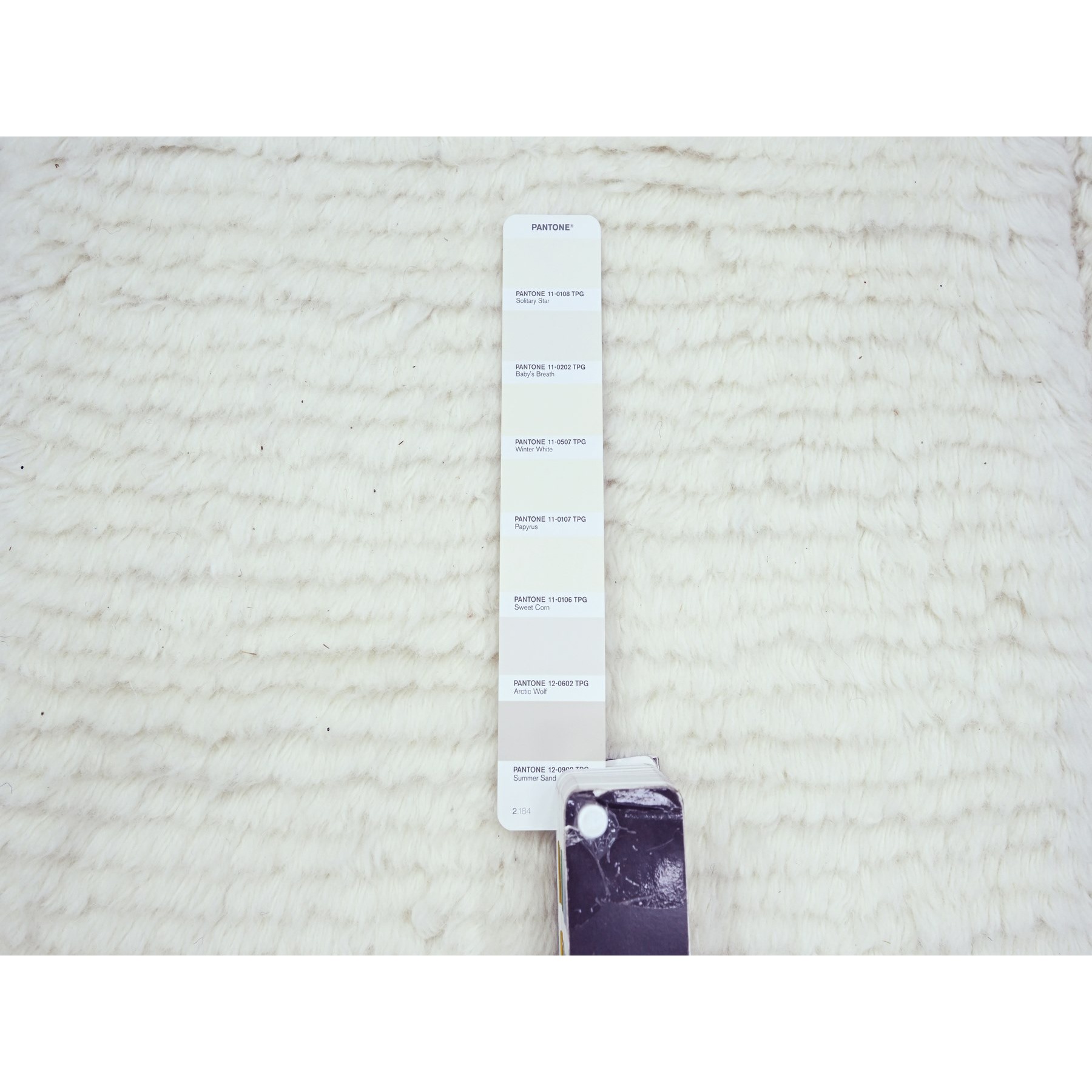 10'1"x14' Pearl White, Moroccan Weave with Grid Design, Solid, Textured Wool, Hand Knotted, Oriental Rug Sh76211