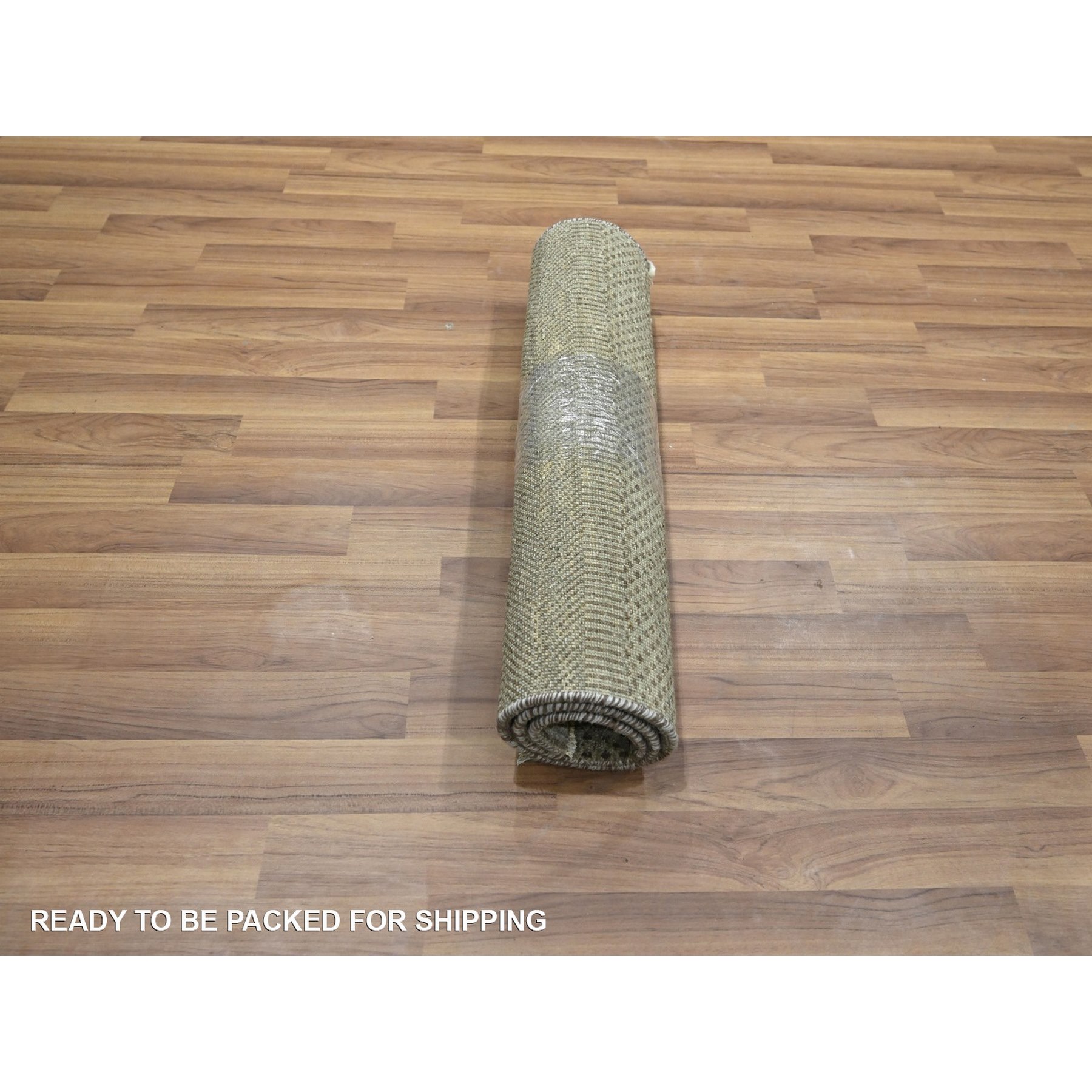 2'x3' Cedar Brown, Hand Knotted, Wool with touch of Silk, Tone on Tone, Lush and Plush, Sample, Modern Grass Design, Mat, Oriental Rug Sh76479
