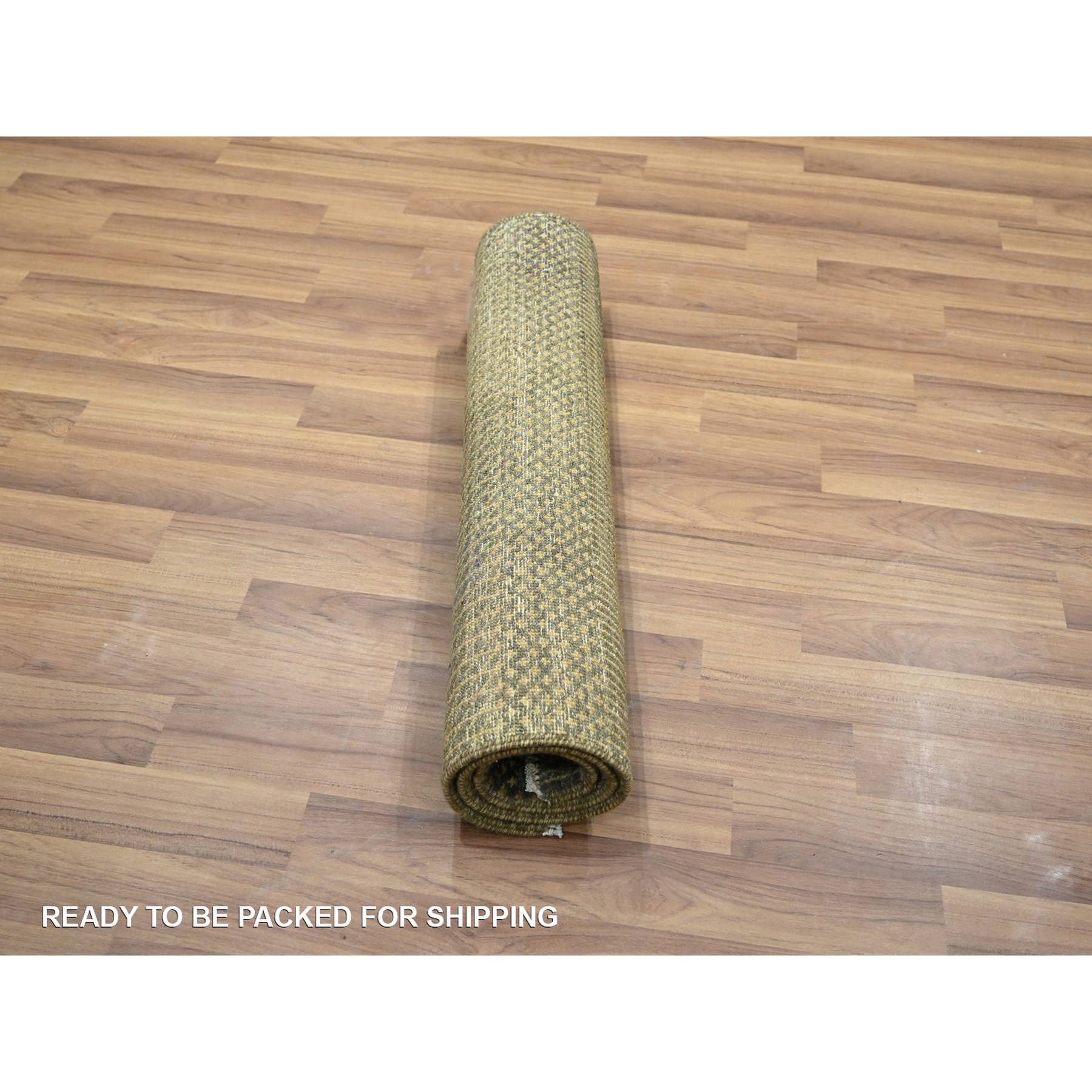 2'x3' Cedar Brown, Lush and Plush, Sample, Modern Grass Design, Hand Knotted, Wool with touch of Silk, Tone on Tone, Mat, Oriental Rug Sh76485