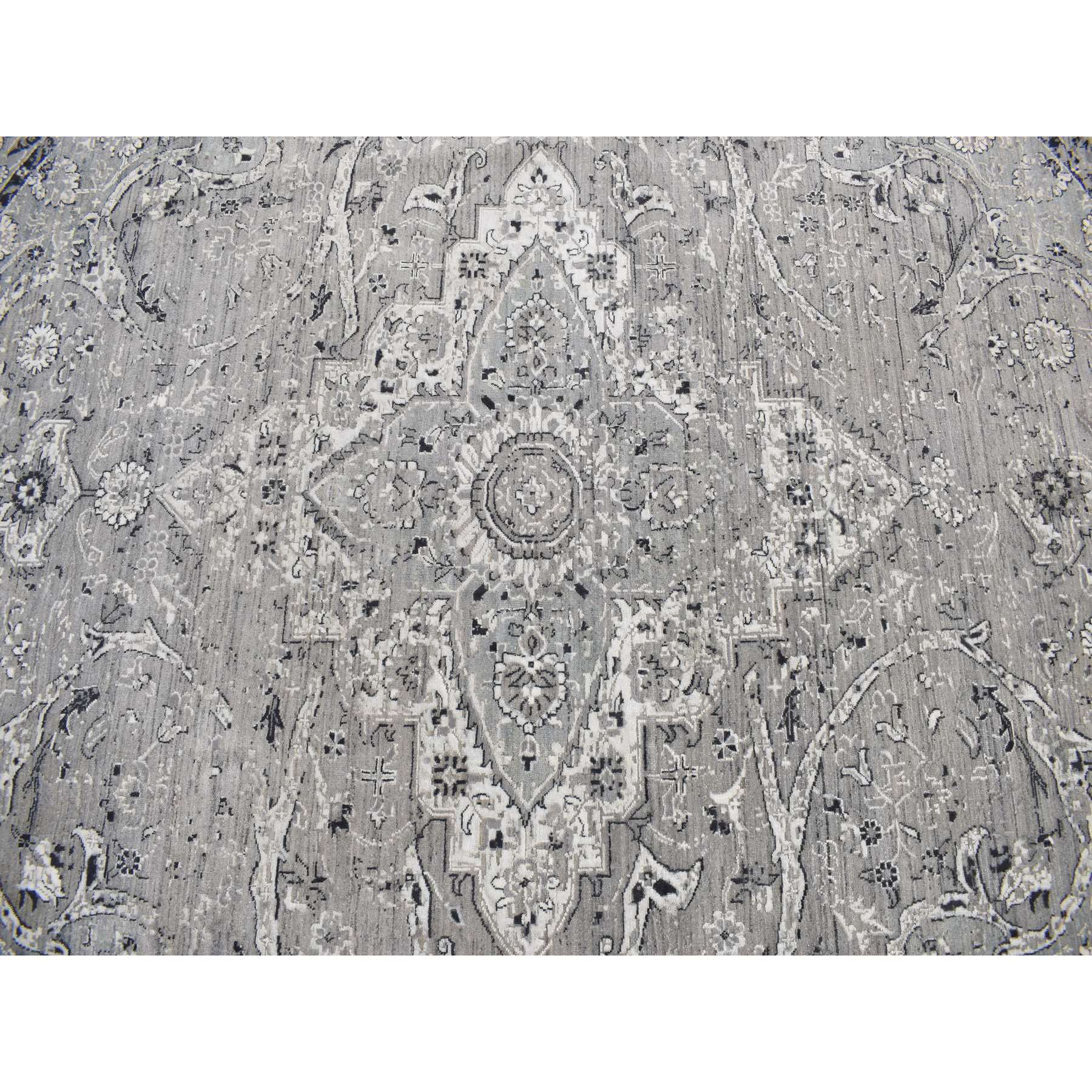  Wool Hand-Knotted Area Rug 12'0
