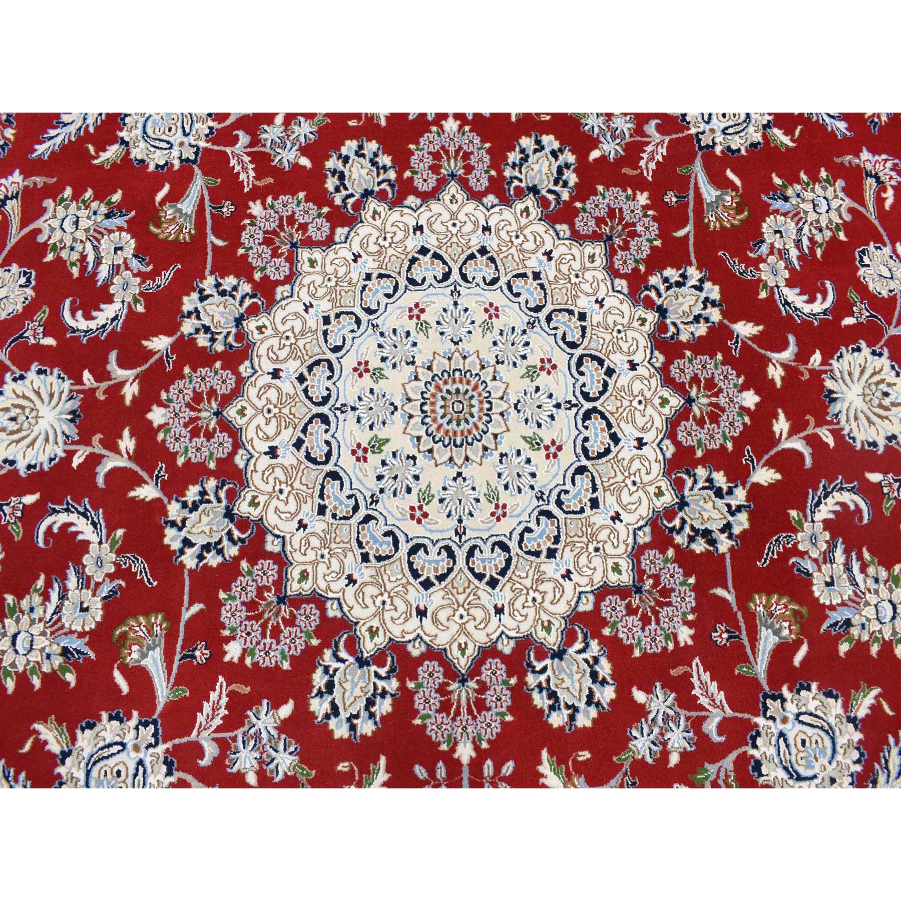 traditional Wool Hand-Knotted Area Rug 9'9