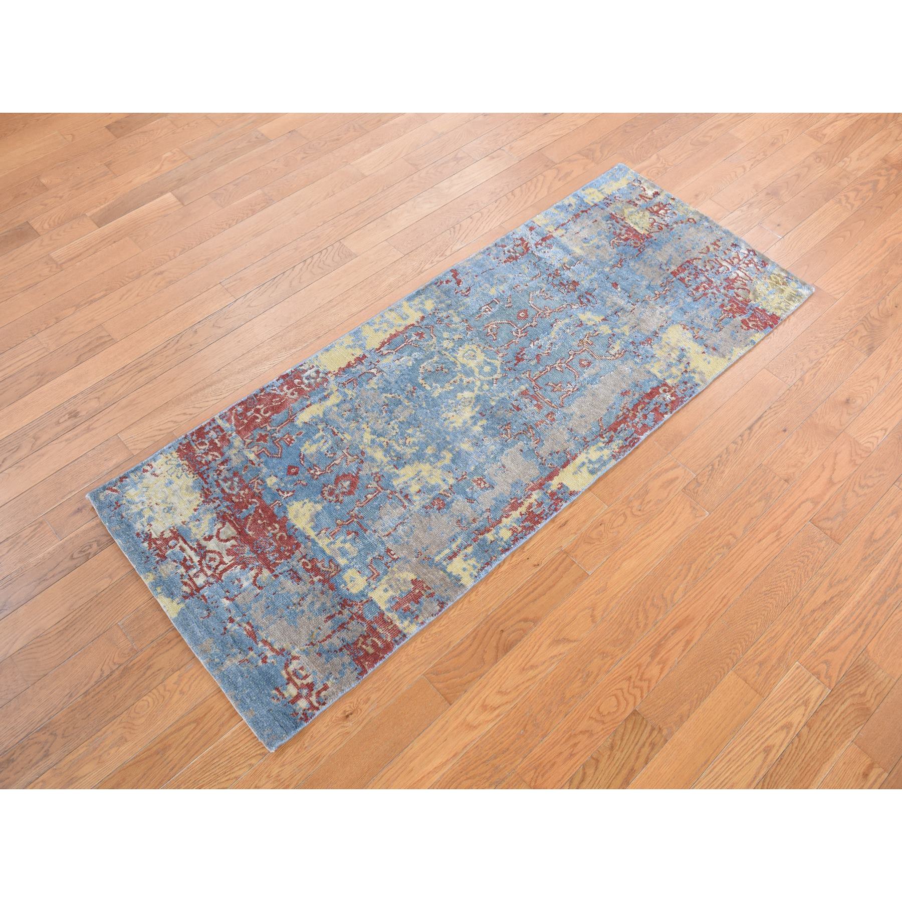  Silk Hand-Knotted Area Rug 2'5