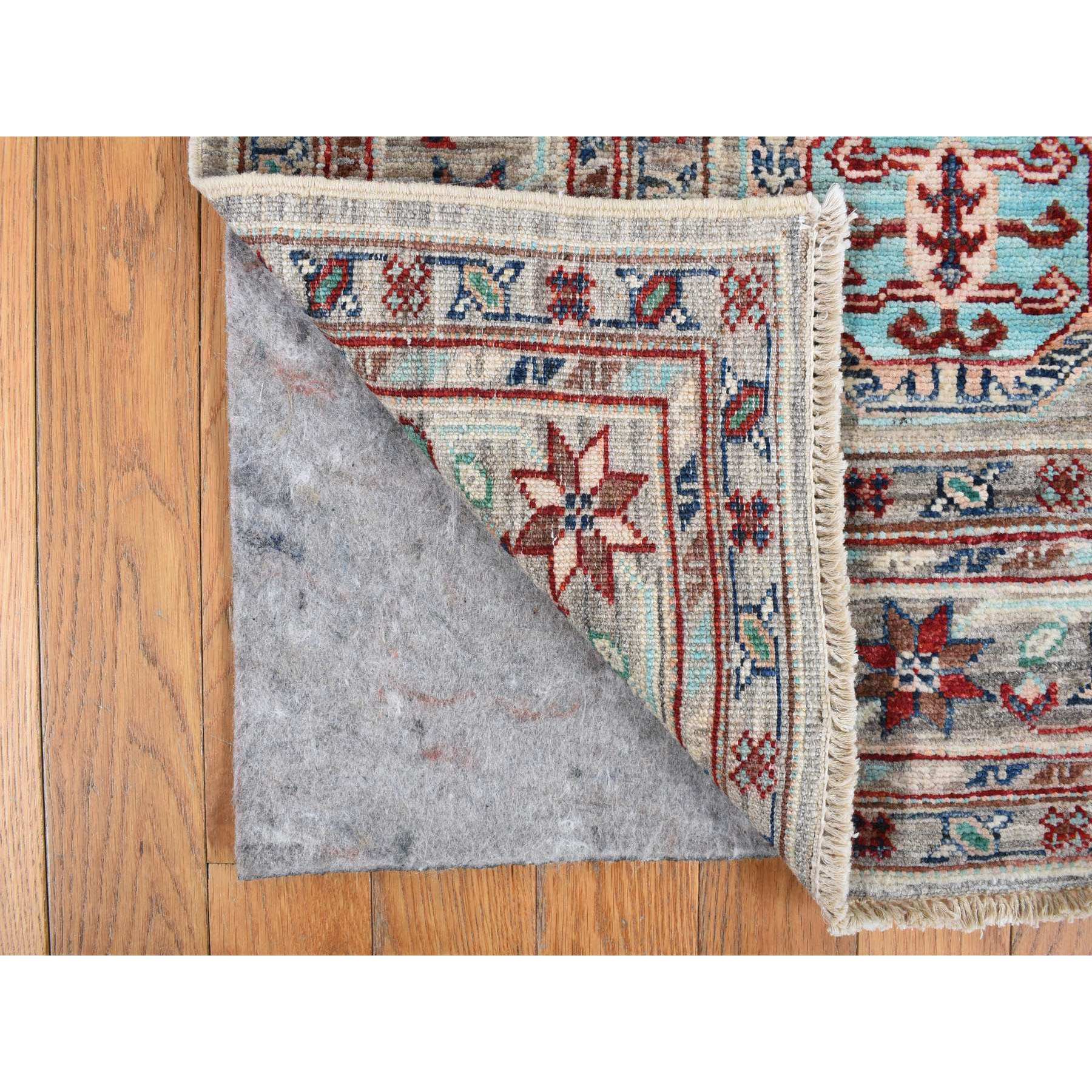 traditional Wool Hand-Knotted Area Rug 4'0