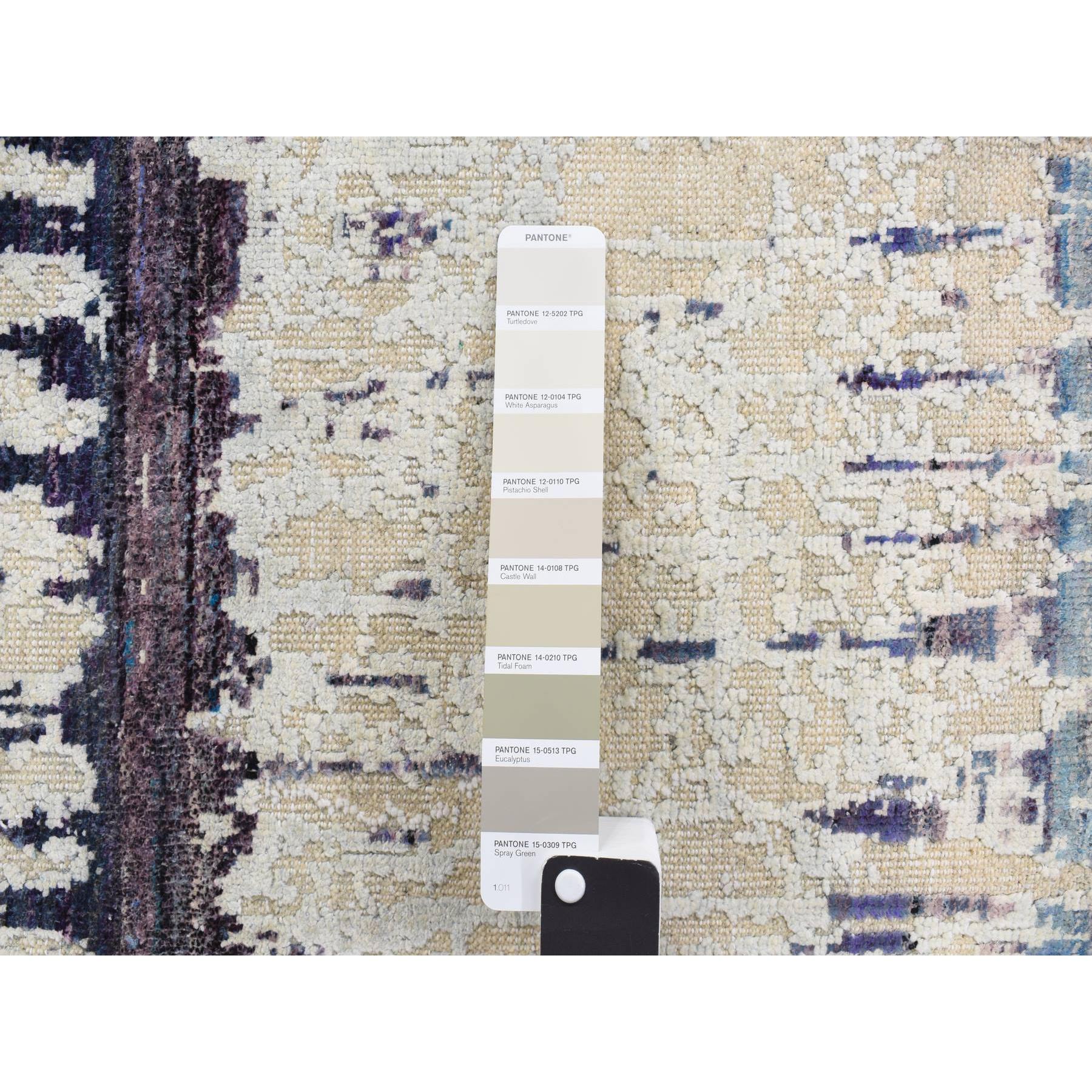  Silk Hand-Knotted Area Rug 2'0