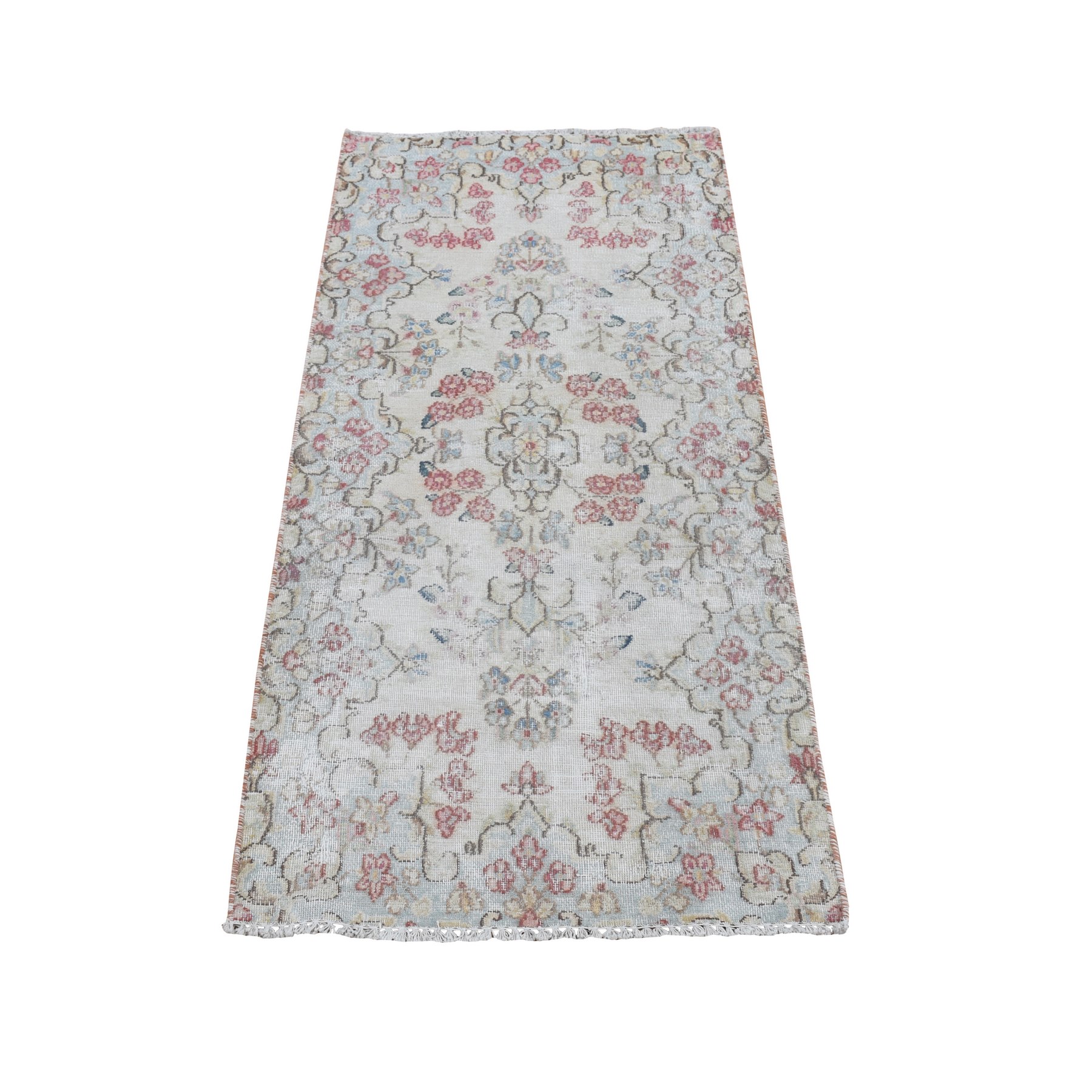  Wool Hand-Knotted Area Rug 1'9