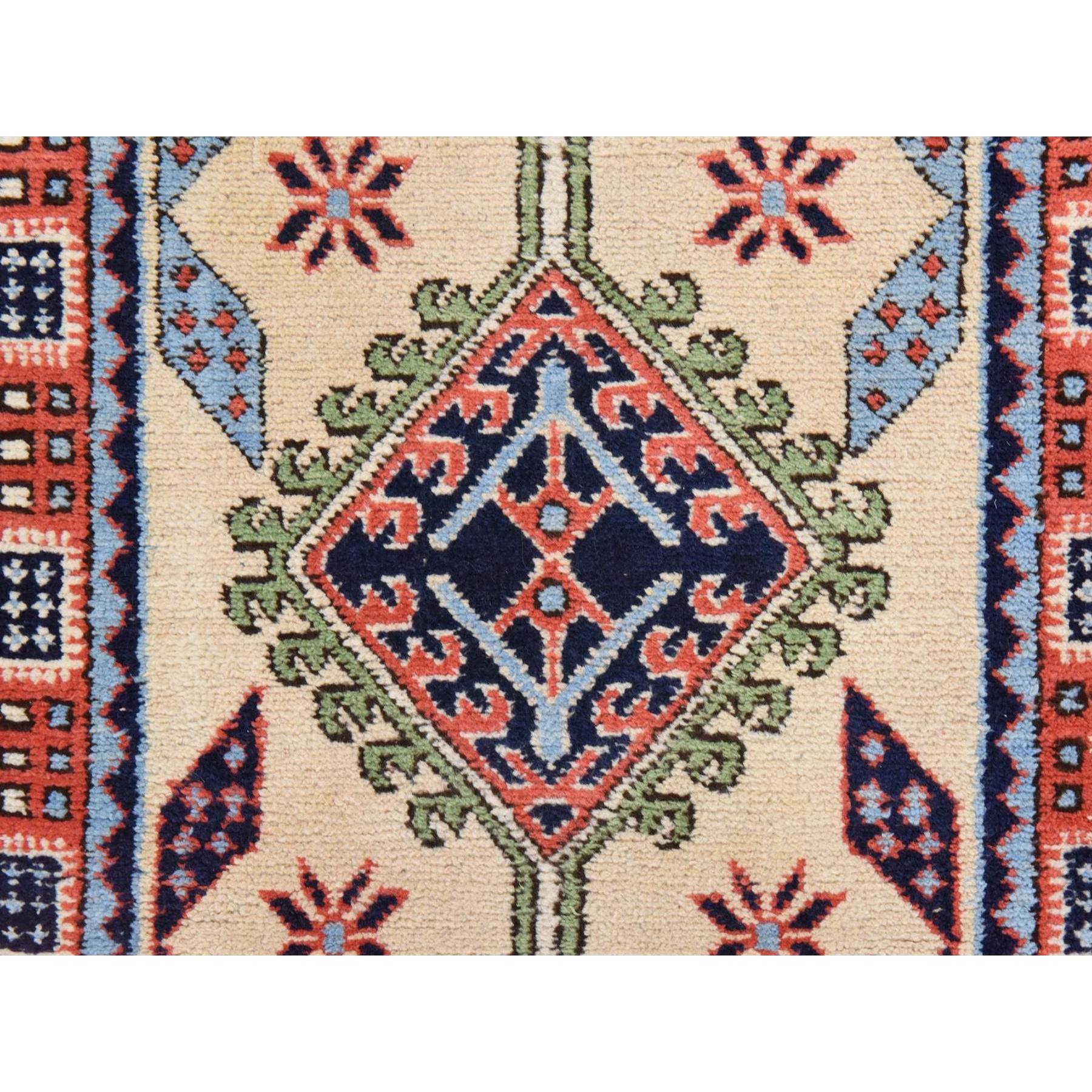 2'6"x13'1" Reed Yellow, Vintage Persian Meshkin, Full Pile and Clean, 100% Wool, Hand Knotted, Runner, Oriental Rug Sh78441