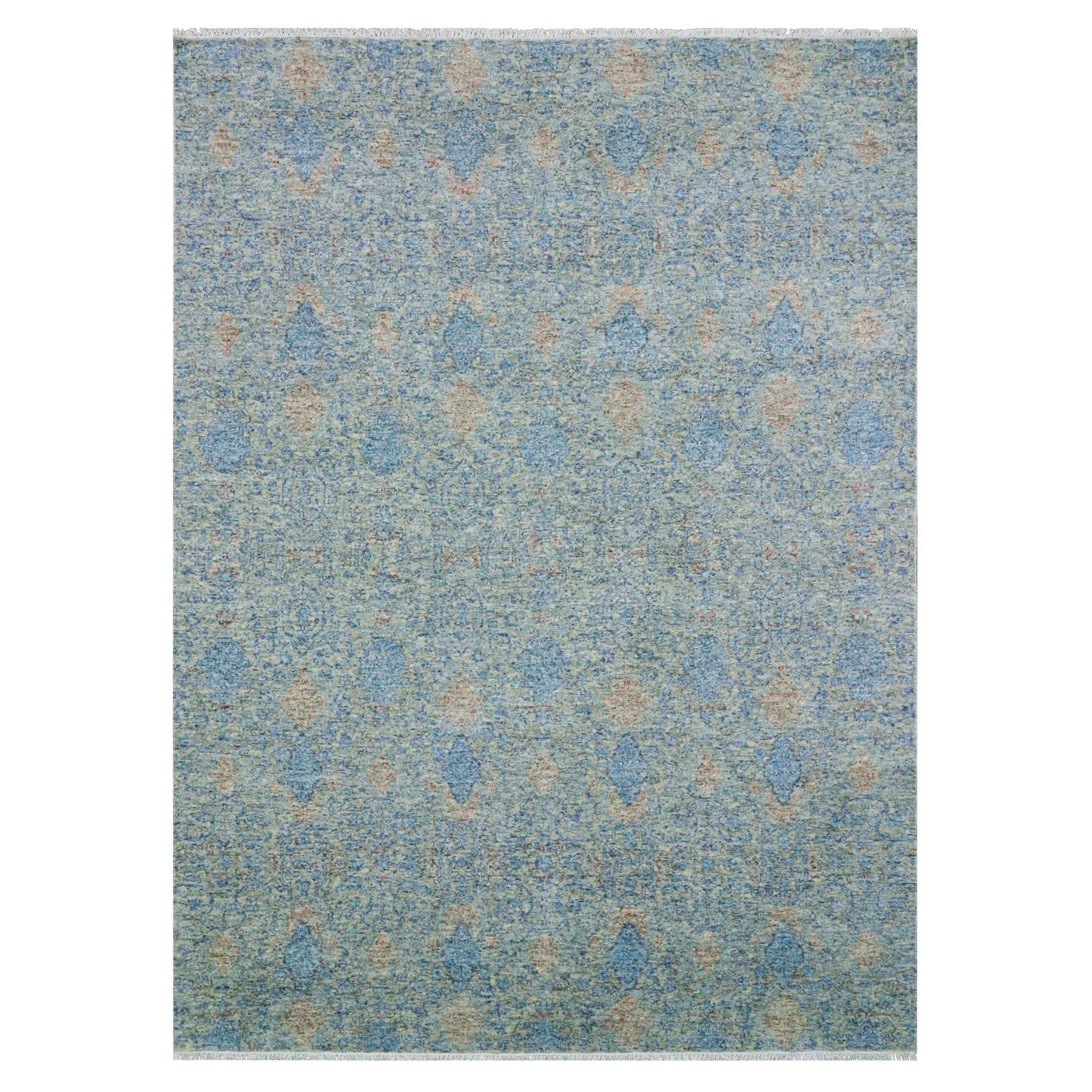  Wool Hand-Knotted Area Rug 8'10