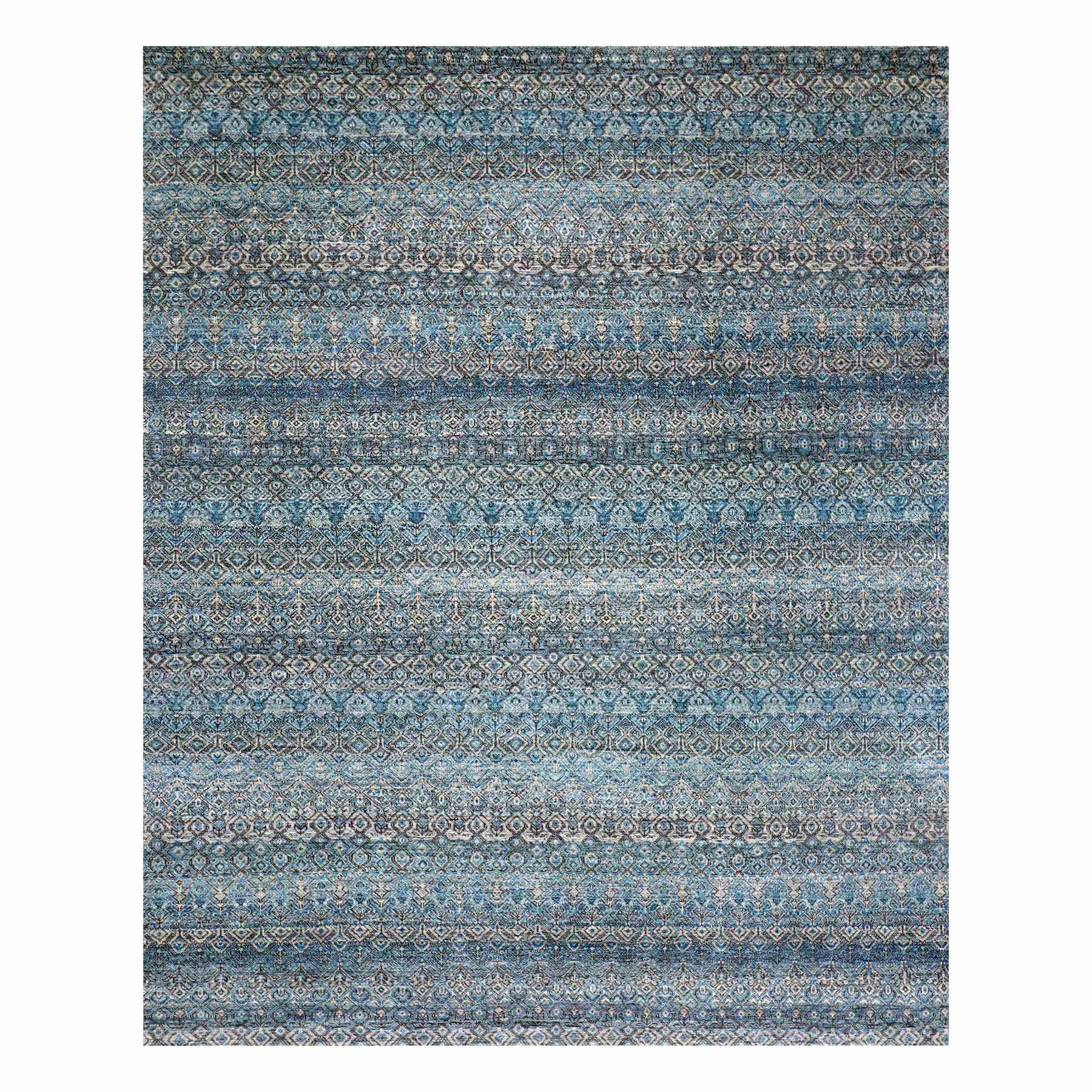  Wool Hand-Knotted Area Rug 8'0