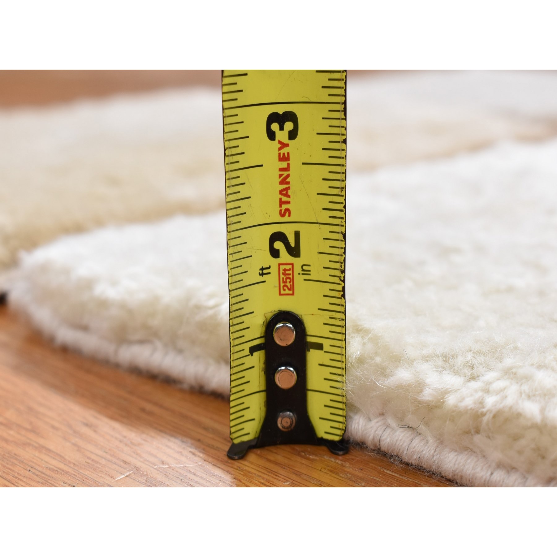 1'x2'1" One Lot of Three Pieces Mohair Wool Hand Knotted Thick and Lush Soft to the Touch Oriental Rugs Sh80596