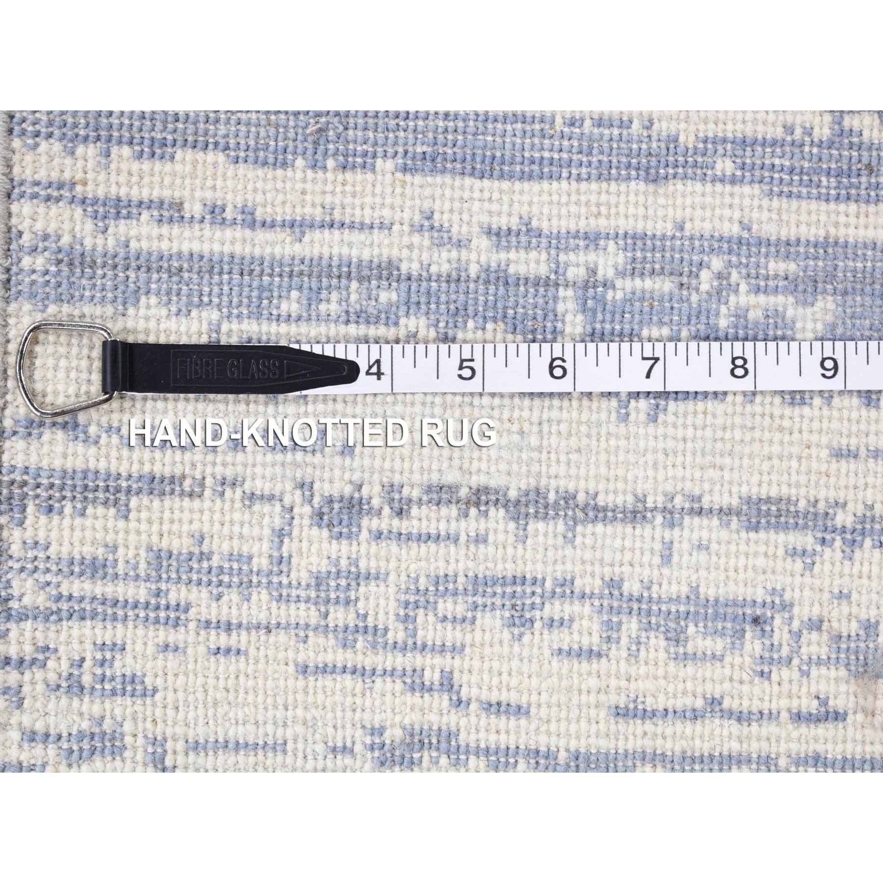 2'1"x2'1" One Lot of Five Samples Wool and Silk Hand Knotted Modern Oriental Rugs Sh80597
