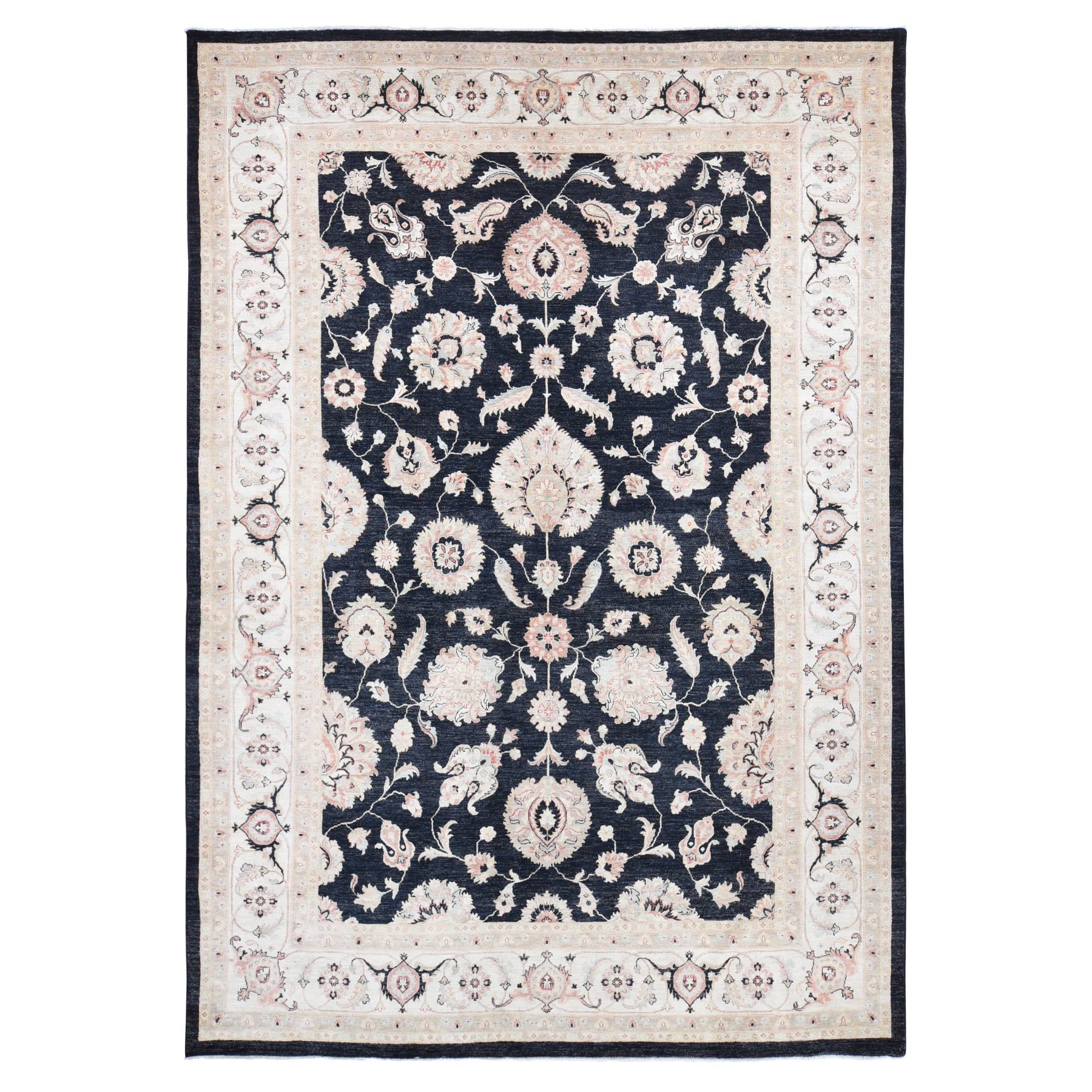transitional Acrylic Hand-Knotted Area Rug 10'0