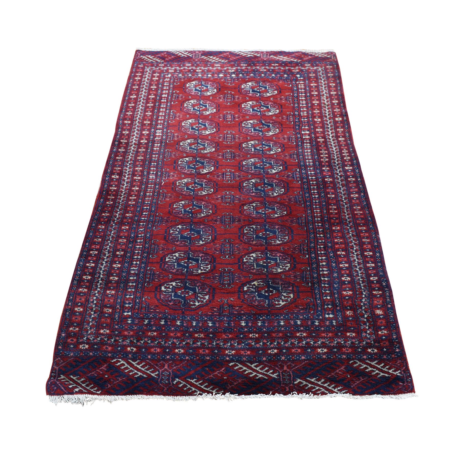  Wool Hand-Knotted Area Rug 3'1