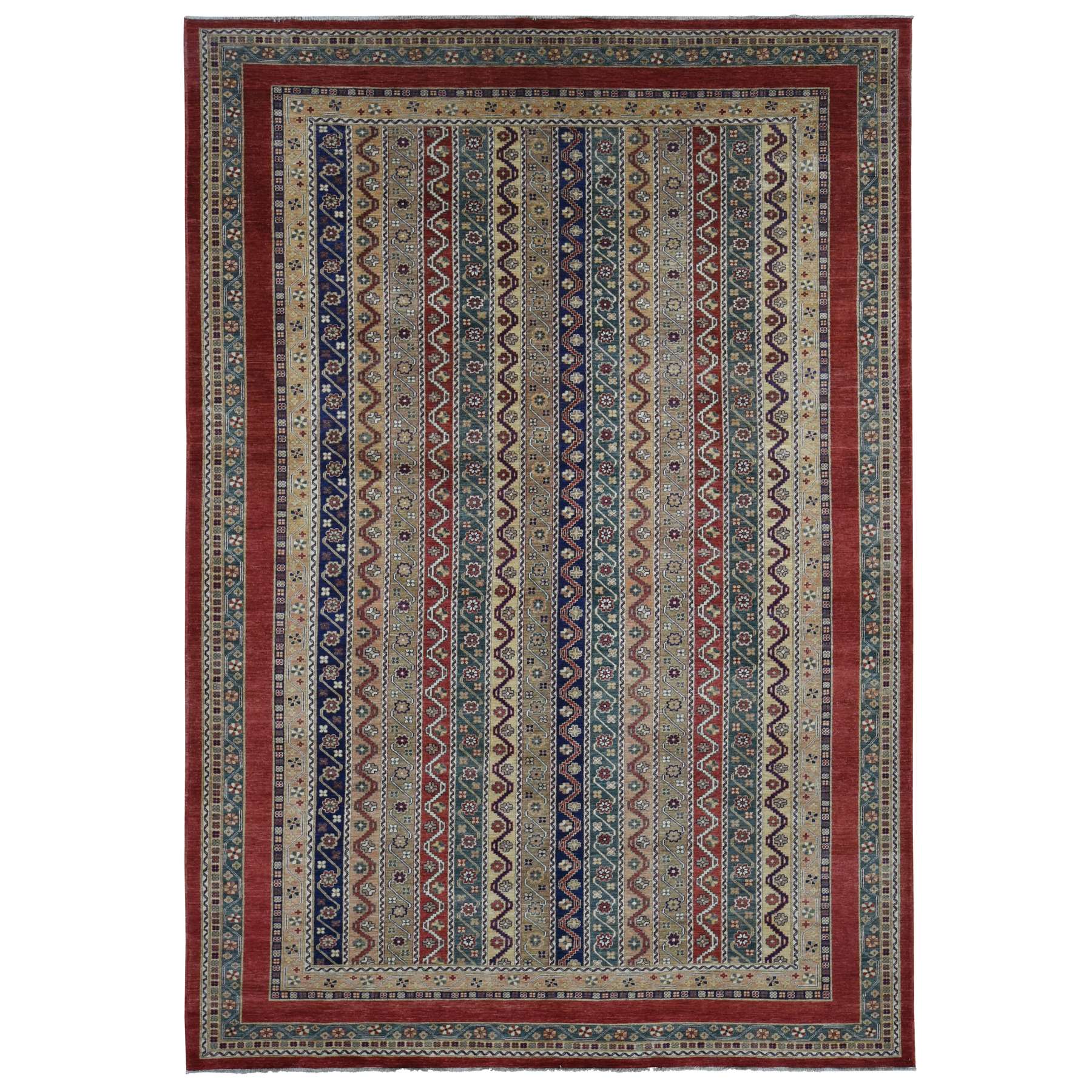  Wool Hand-Knotted Area Rug 10'0