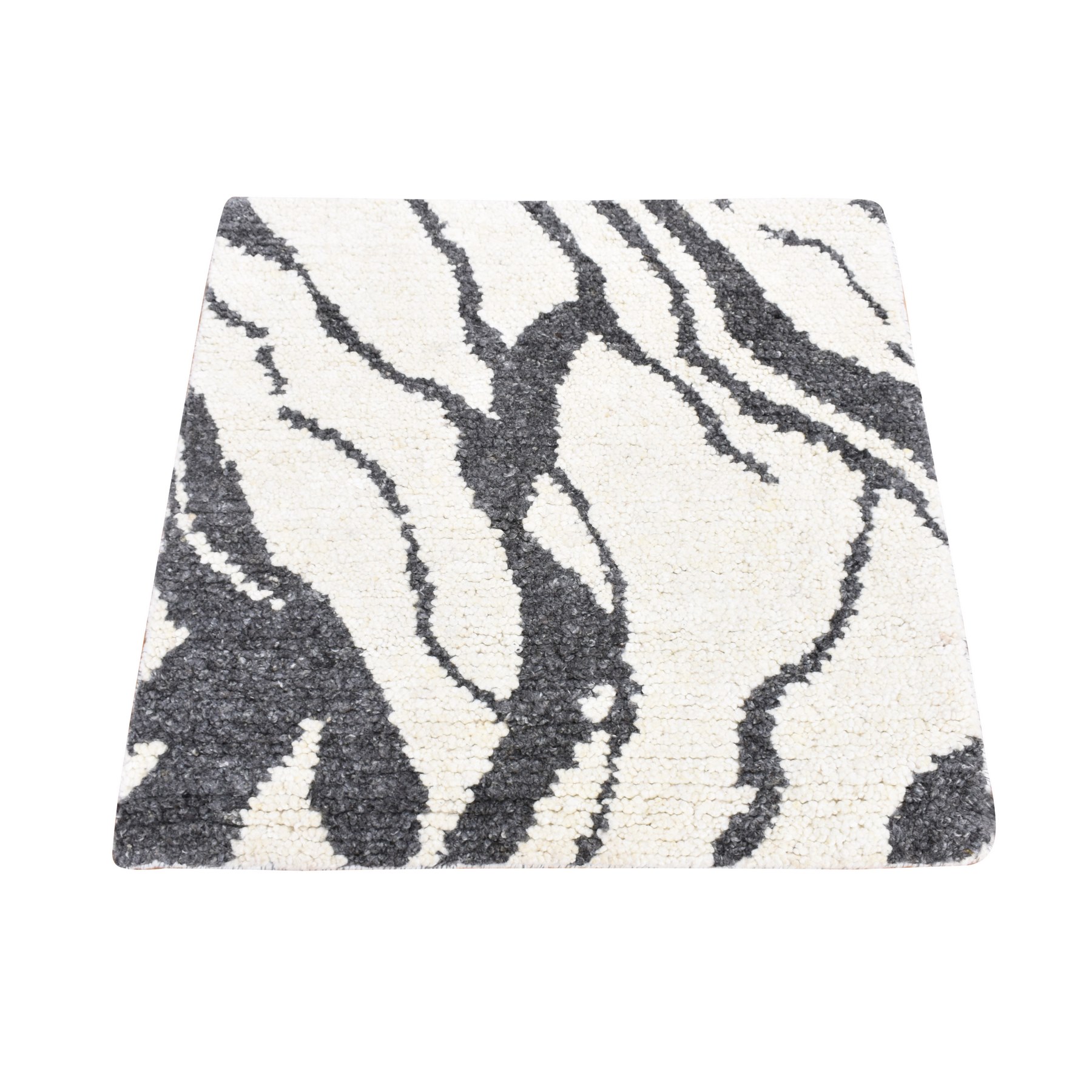  Wool Hand-Knotted Area Rug 3'0