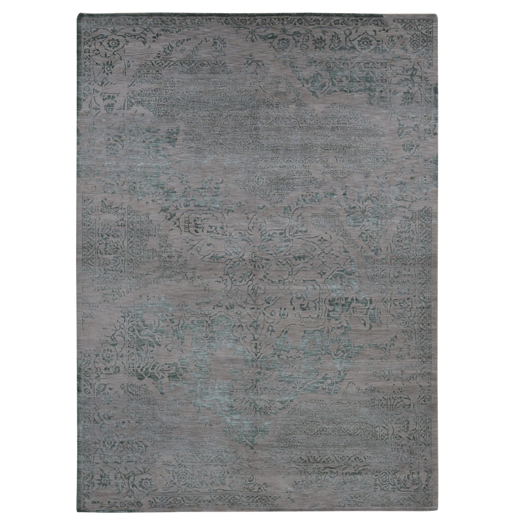  Wool Hand-Knotted Area Rug 10'0