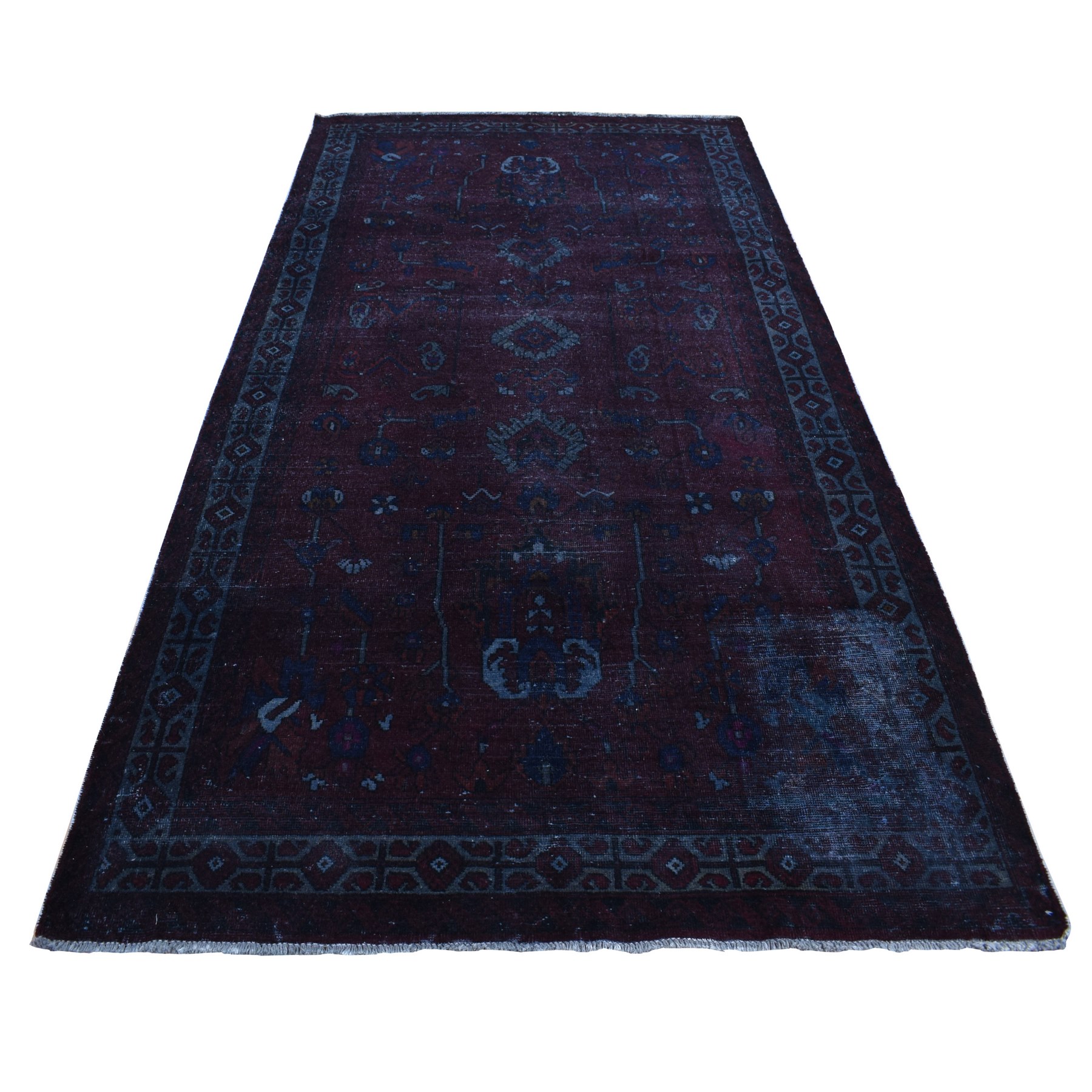  Wool Hand-Knotted Area Rug 5'4