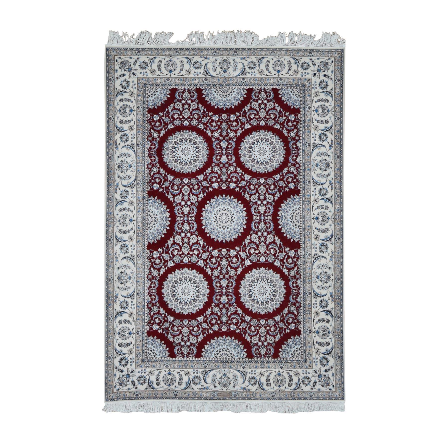 traditional Silk Hand-Knotted Area Rug 6'0