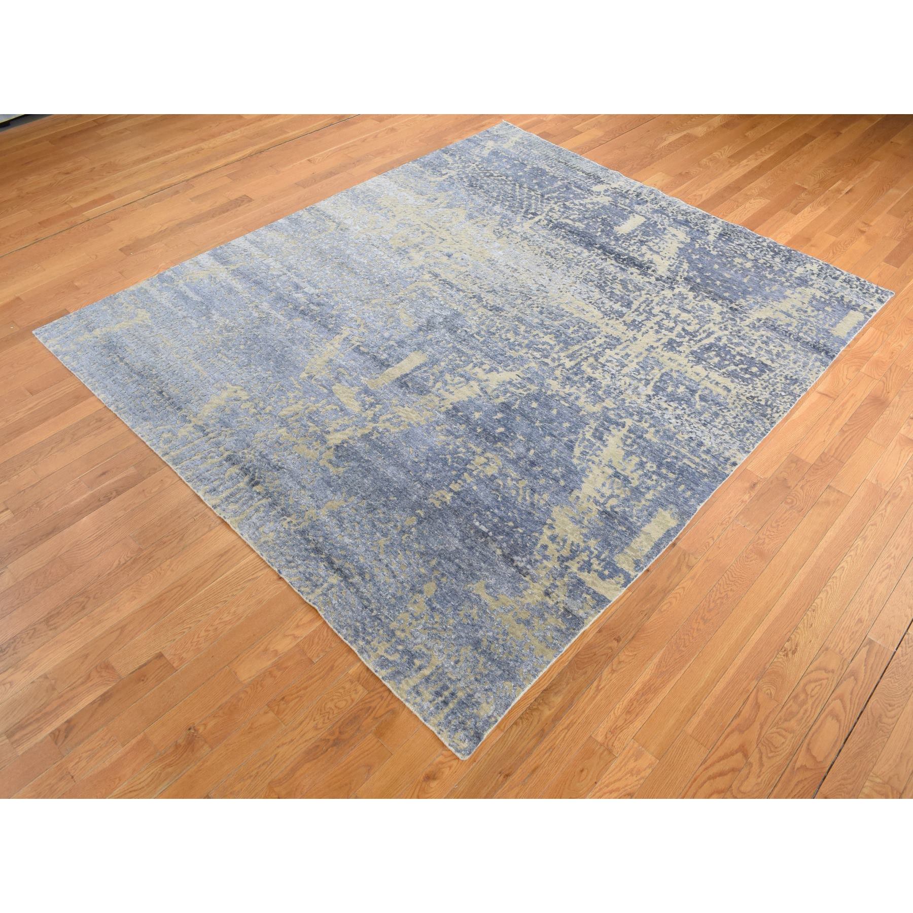  Silk Hand-Knotted Area Rug 8'0