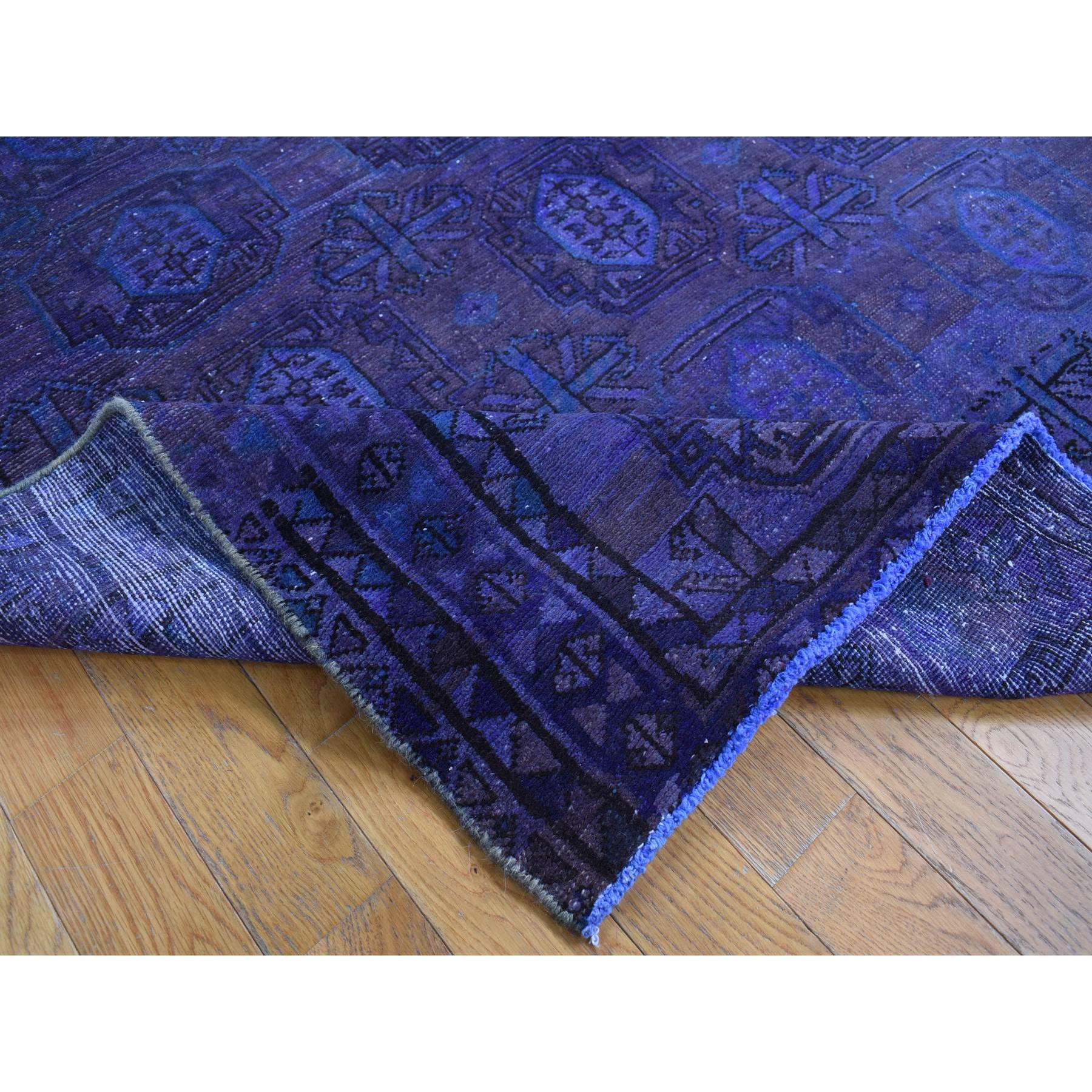  Wool Hand-Knotted Area Rug 4'9