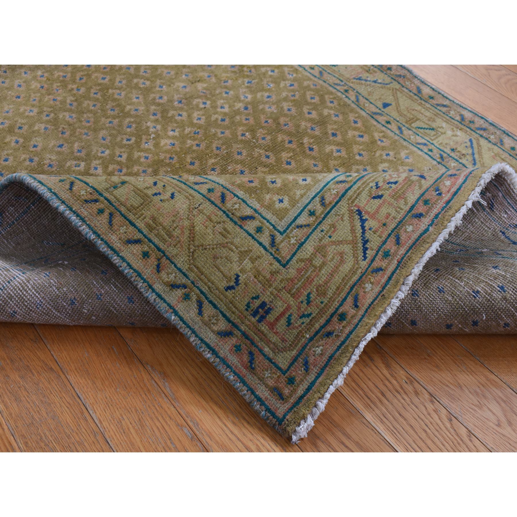  Wool Hand-Knotted Area Rug 3'6