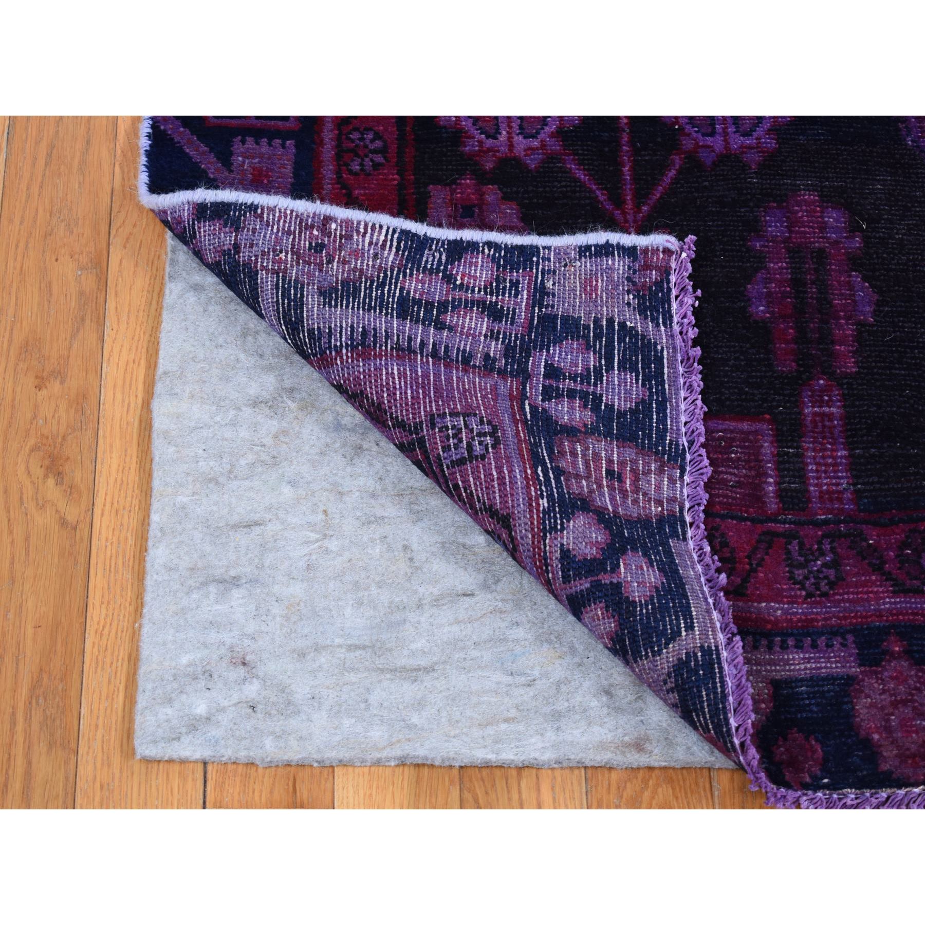  Wool Hand-Knotted Area Rug 4'6
