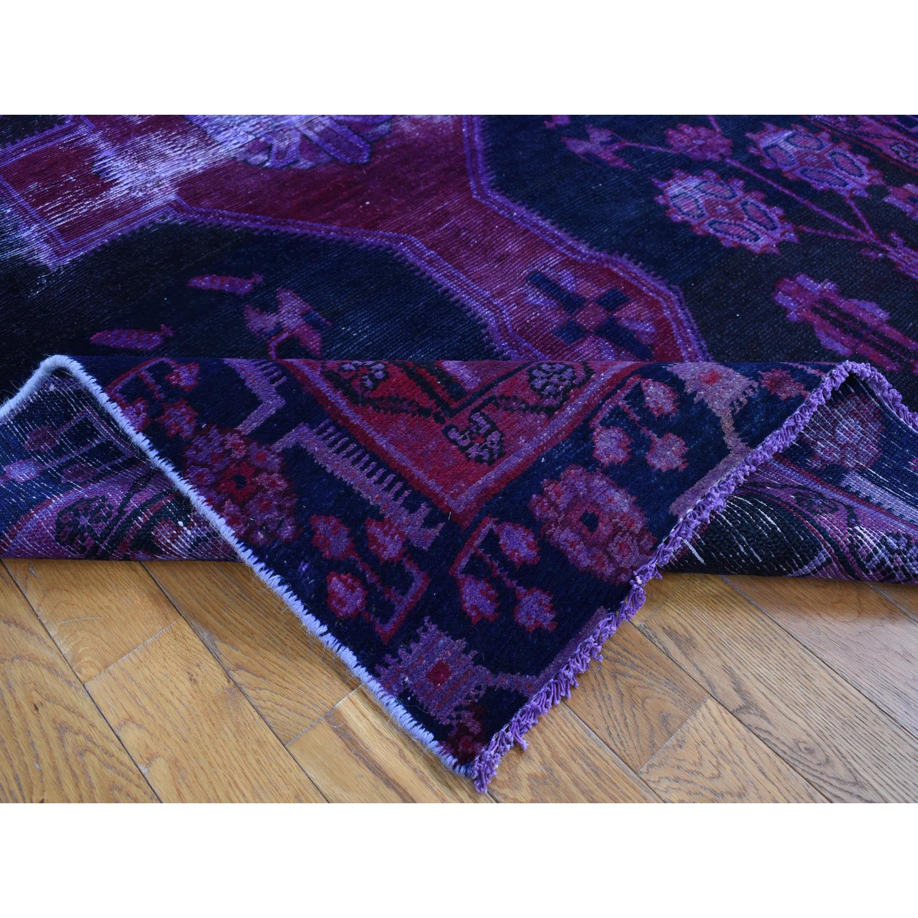  Wool Hand-Knotted Area Rug 4'6
