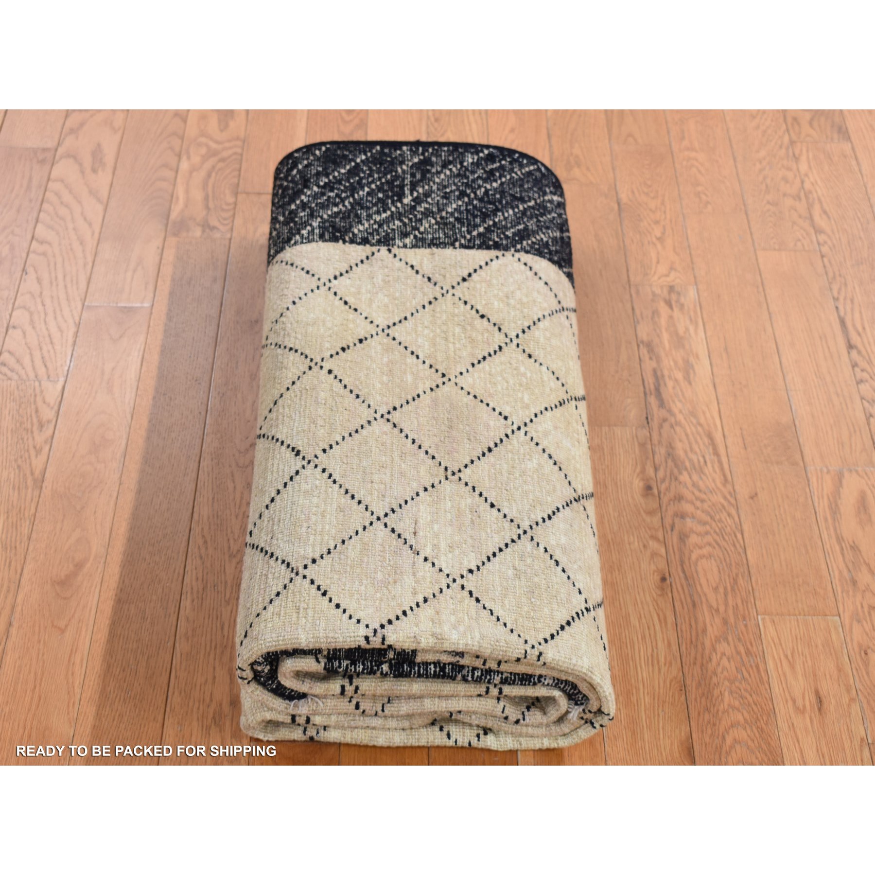 traditional Wool Hand-Knotted Area Rug 5'4