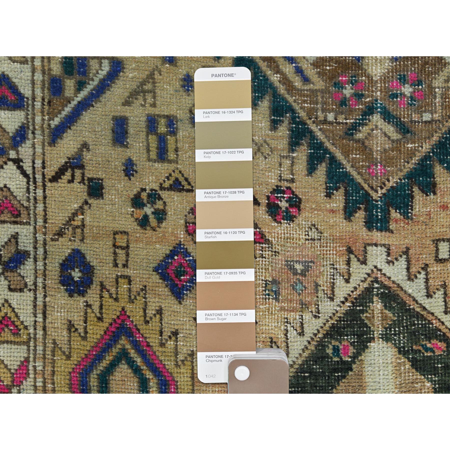  Wool Hand-Knotted Area Rug 3'9