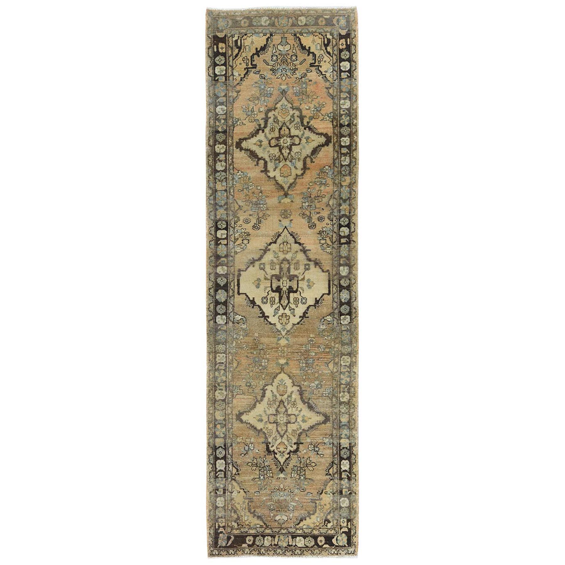  Wool Hand-Knotted Area Rug 3'7