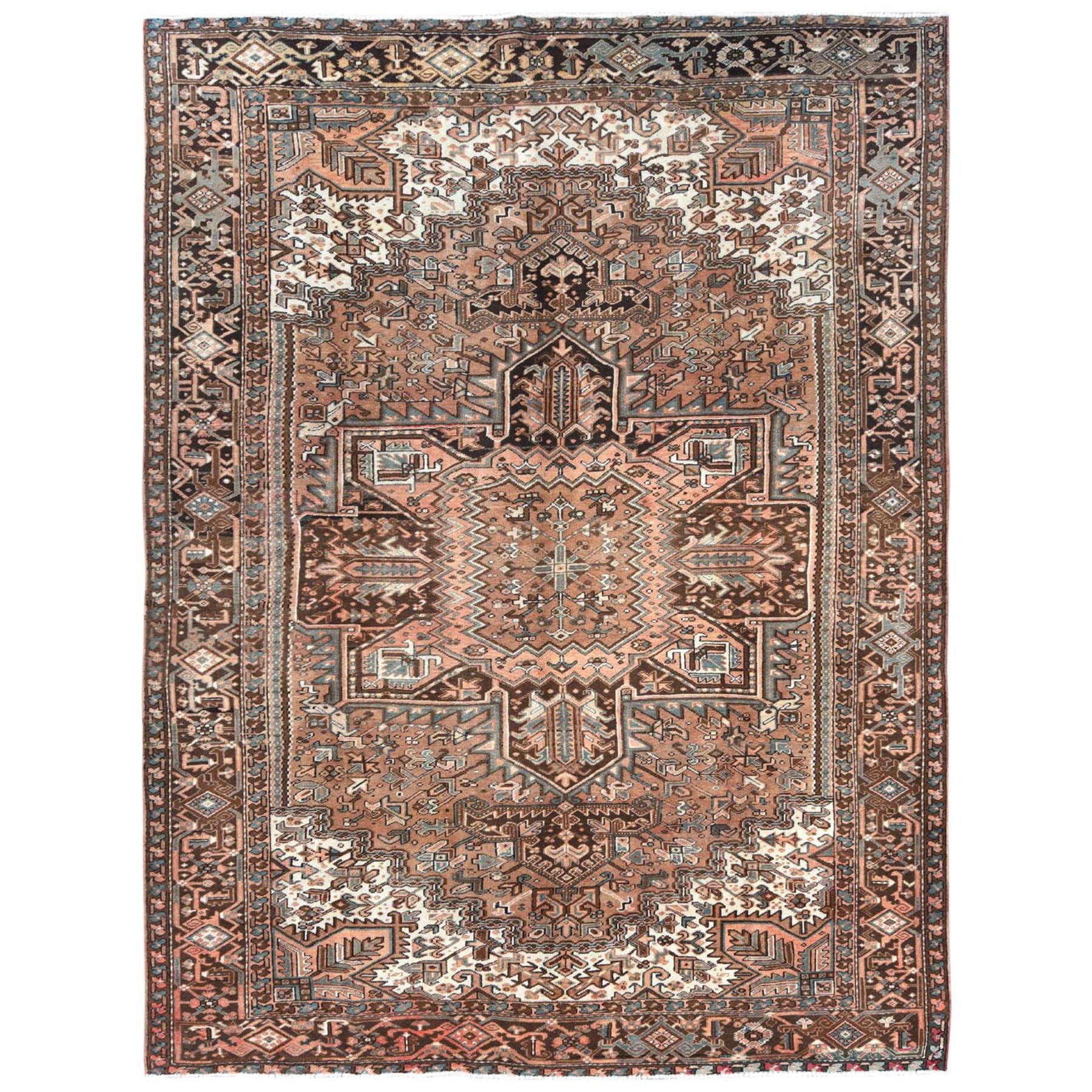 Wool Hand-Knotted Area Rug 9'3