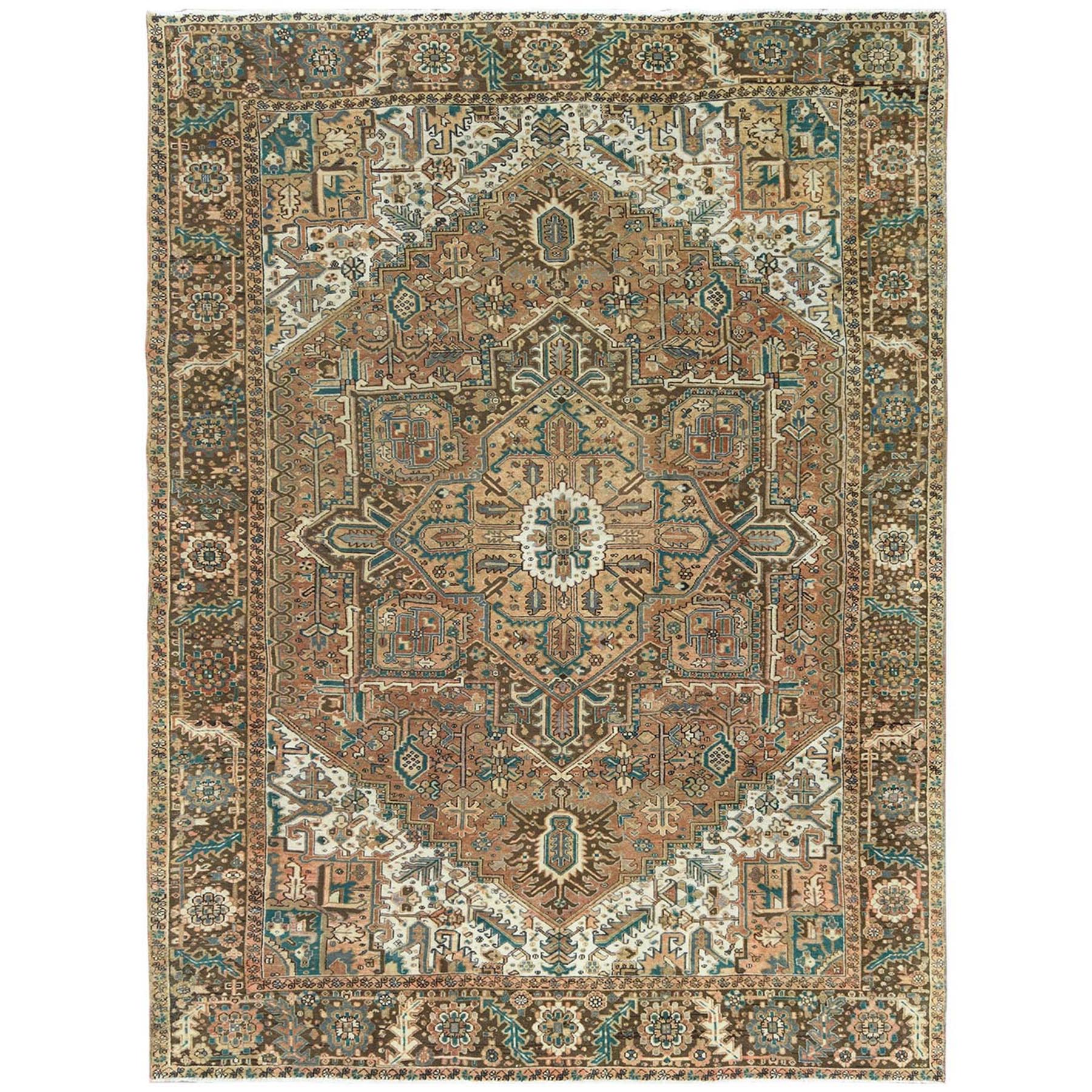  Wool Hand-Knotted Area Rug 9'4