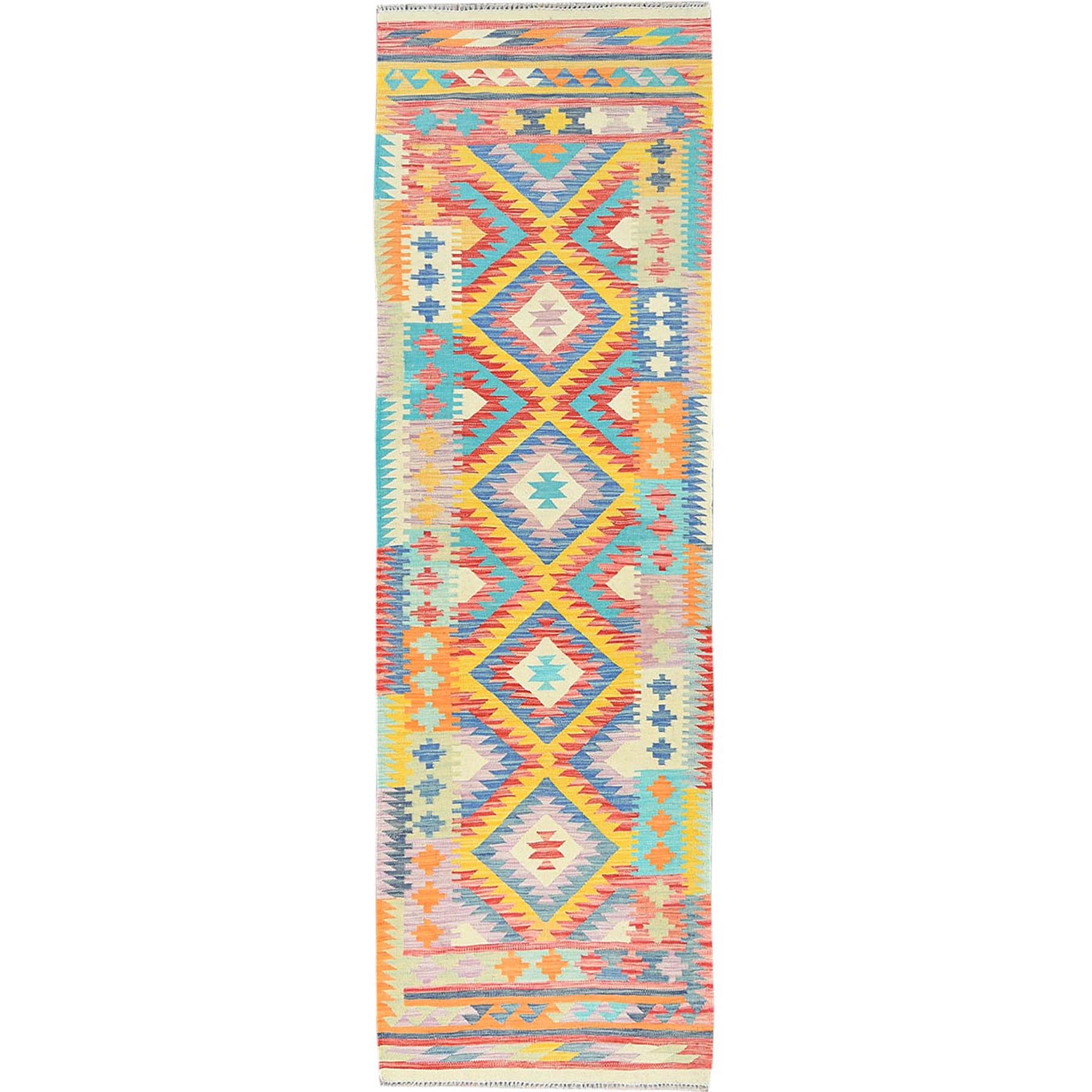 traditional Wool Hand-Woven Area Rug 2'9