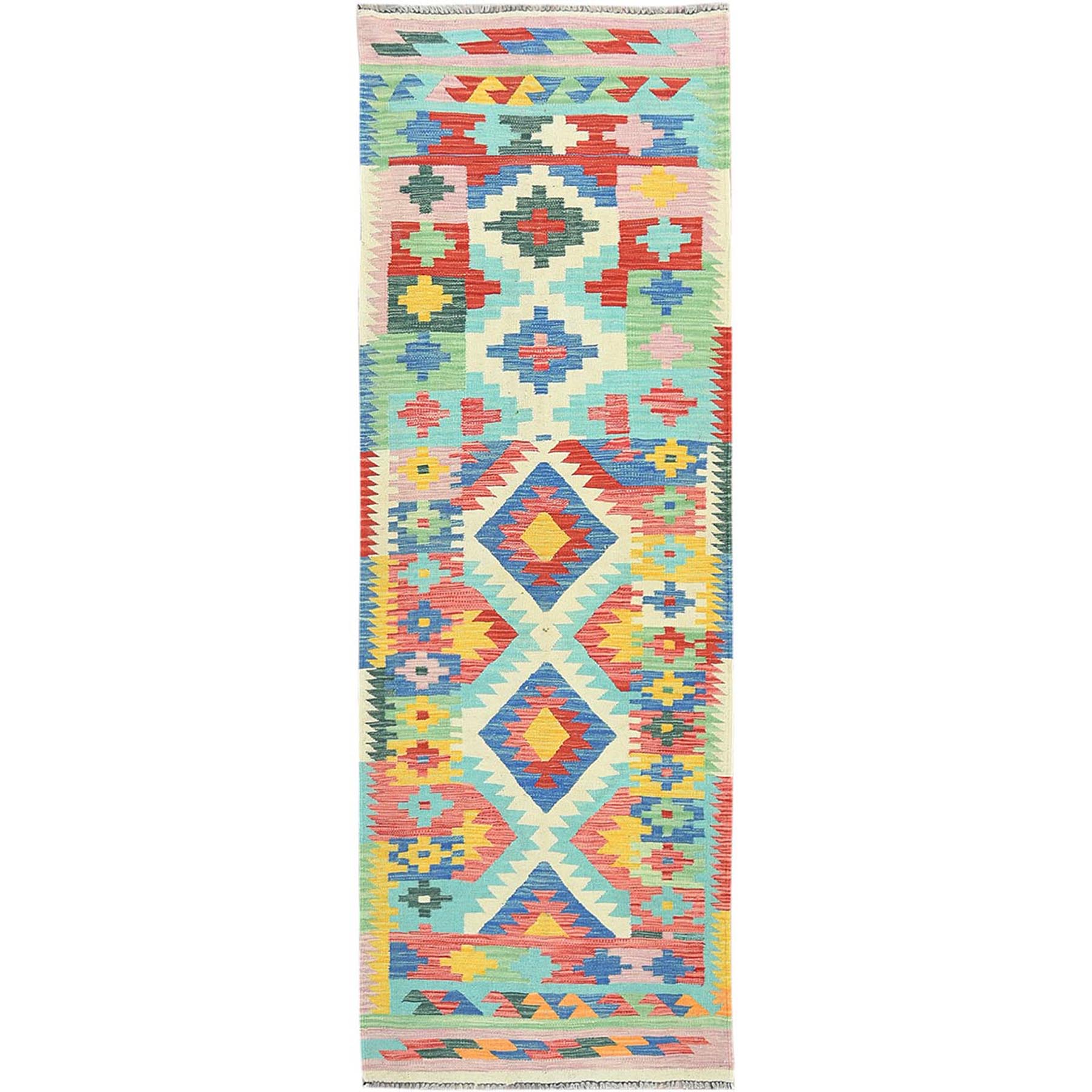 traditional Wool Hand-Woven Area Rug 2'8