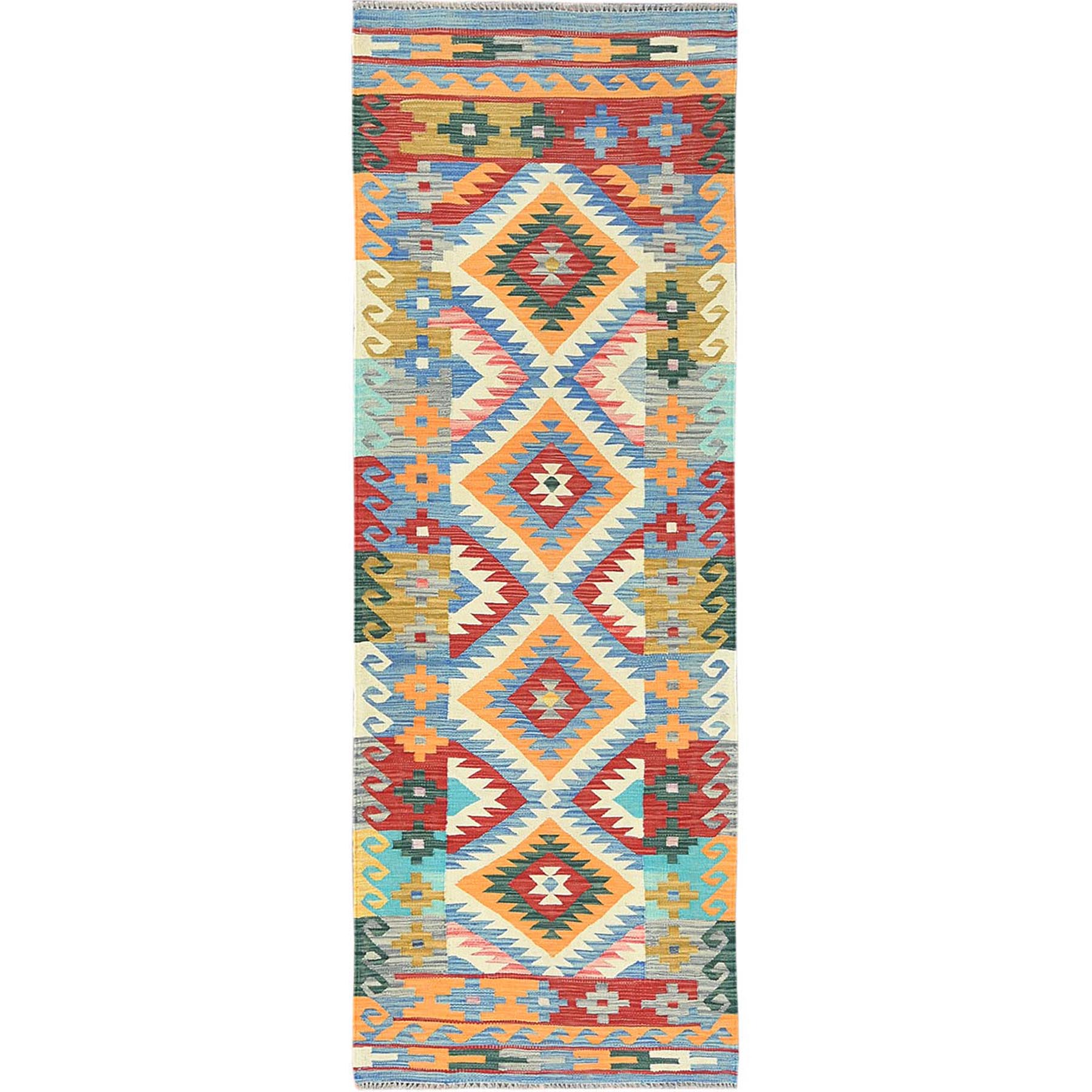 traditional Wool Hand-Woven Area Rug 2'8