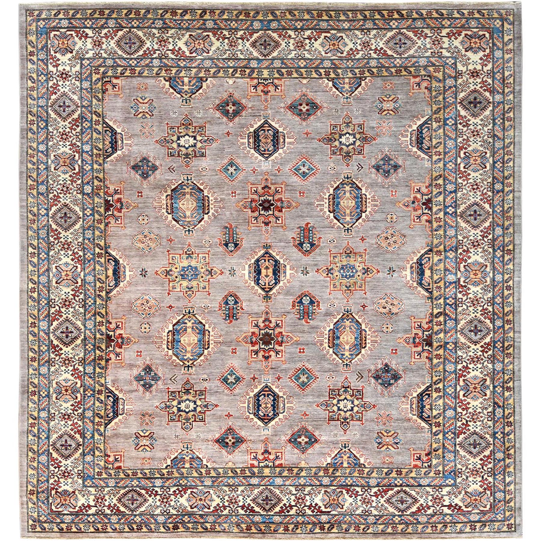  Wool Hand-Knotted Area Rug 9'5