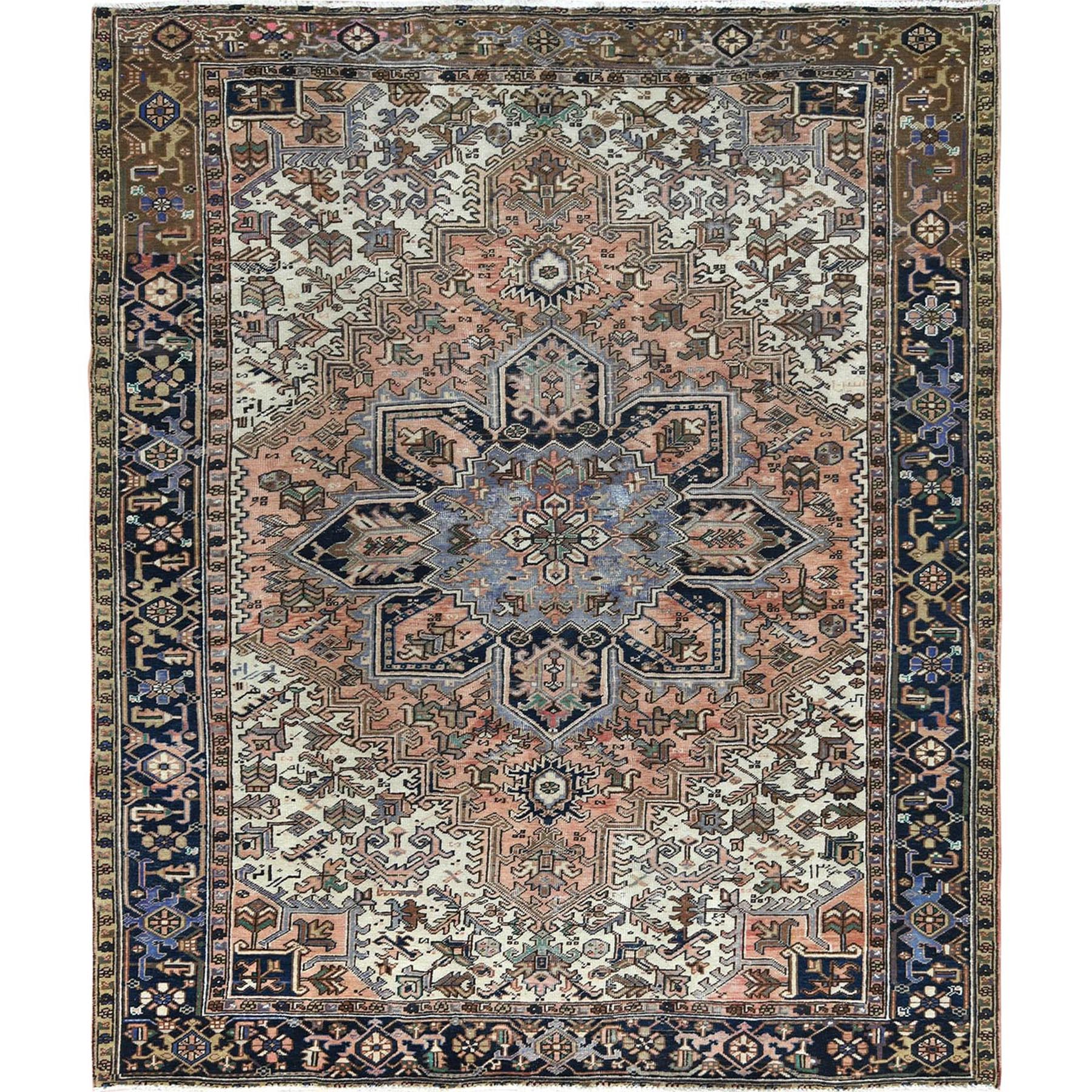  Wool Hand-Knotted Area Rug 8'3