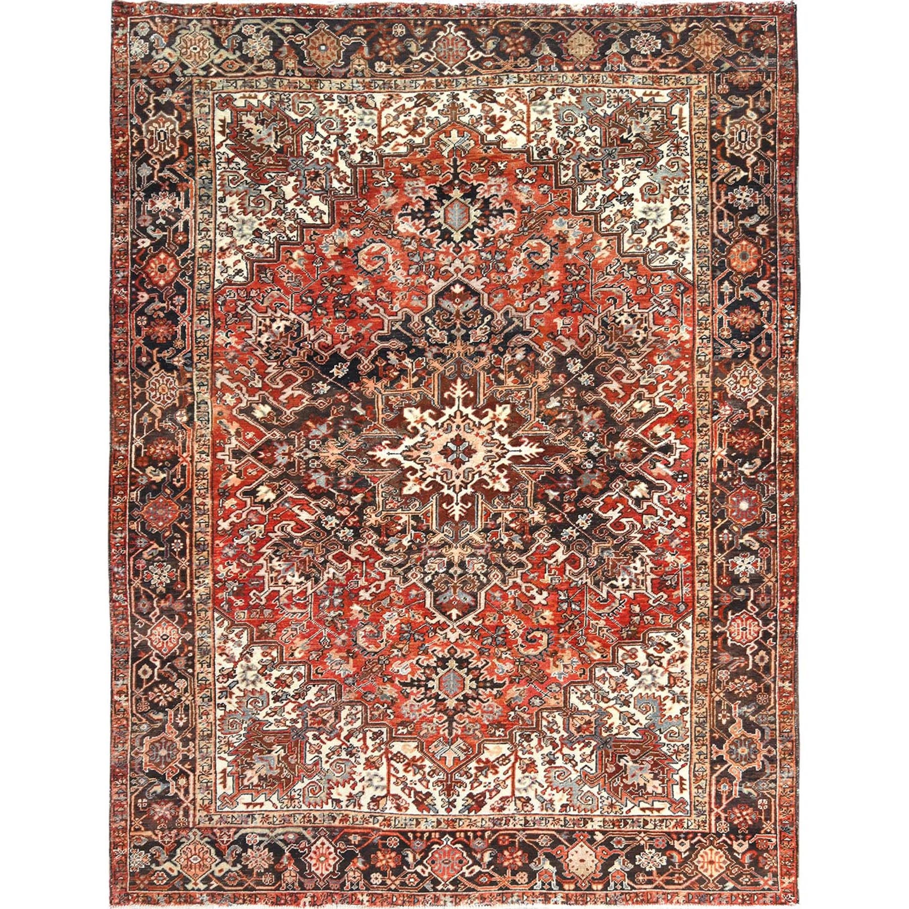  Wool Hand-Knotted Area Rug 8'5